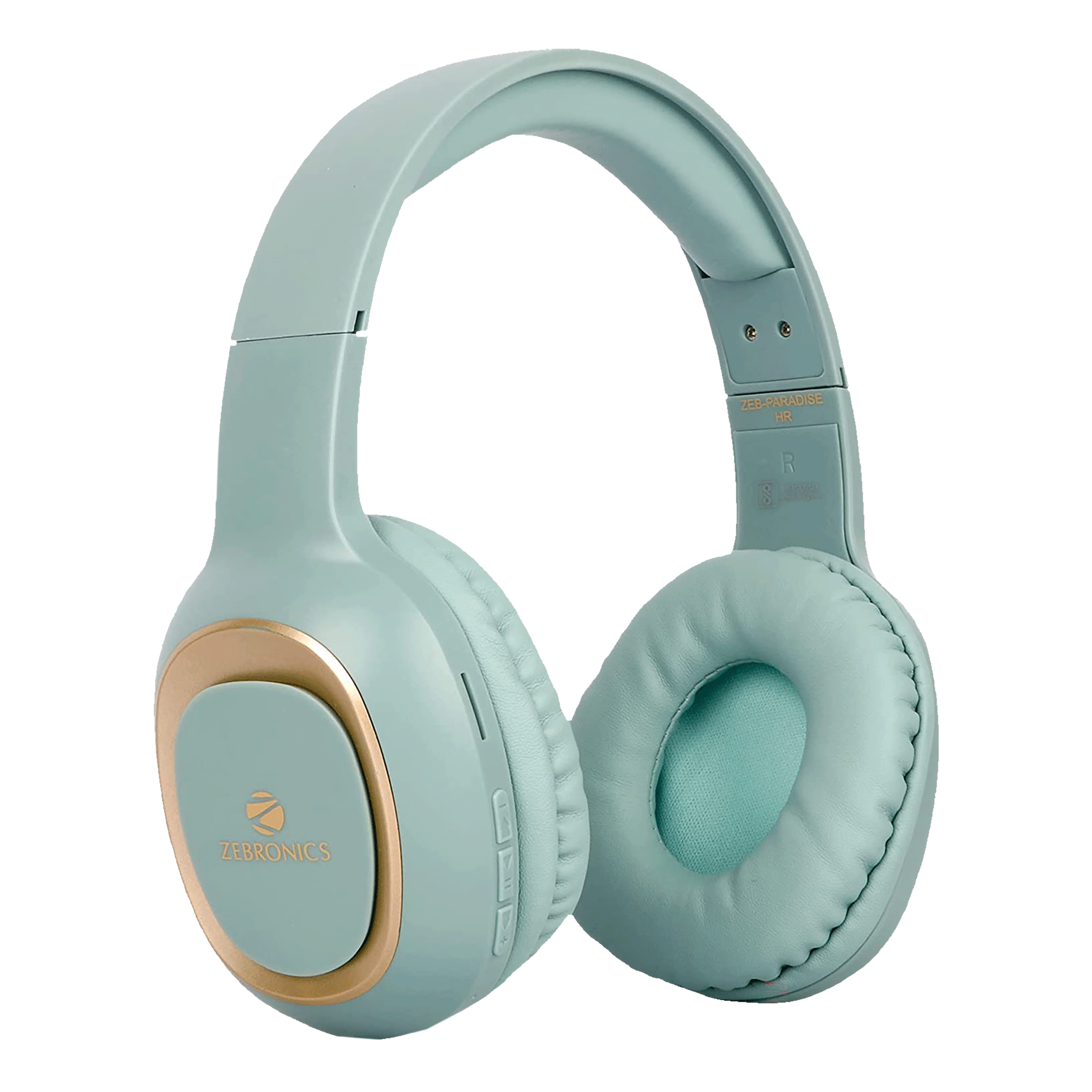 ZEBRONICS Paradise Bluetooth Headphone with Mic (15 Hours Playback, Over Ear, Green) ZEBRONICS Paradise Bluetooth Headphone with Mic (15 Hours Playback, Over Ear, Green)_1