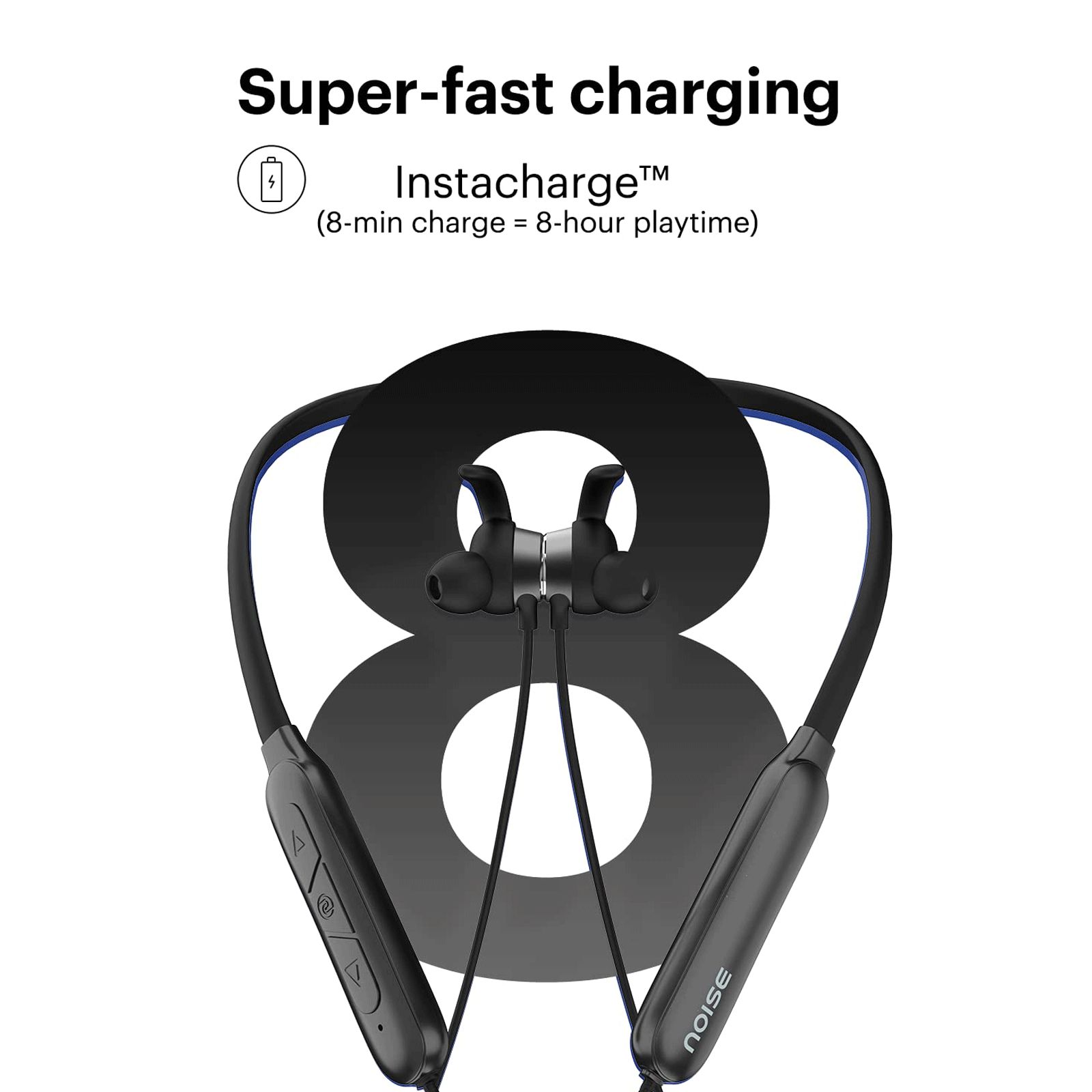 noise Sense Neckband with Noise Isolation (IPX5 Water Resistant, 25 Hours Playtime, Jet Black) noise Sense Neckband with Noise Isolation (IPX5 Water Resistant, 25 Hours Playtime, Jet Black)_7