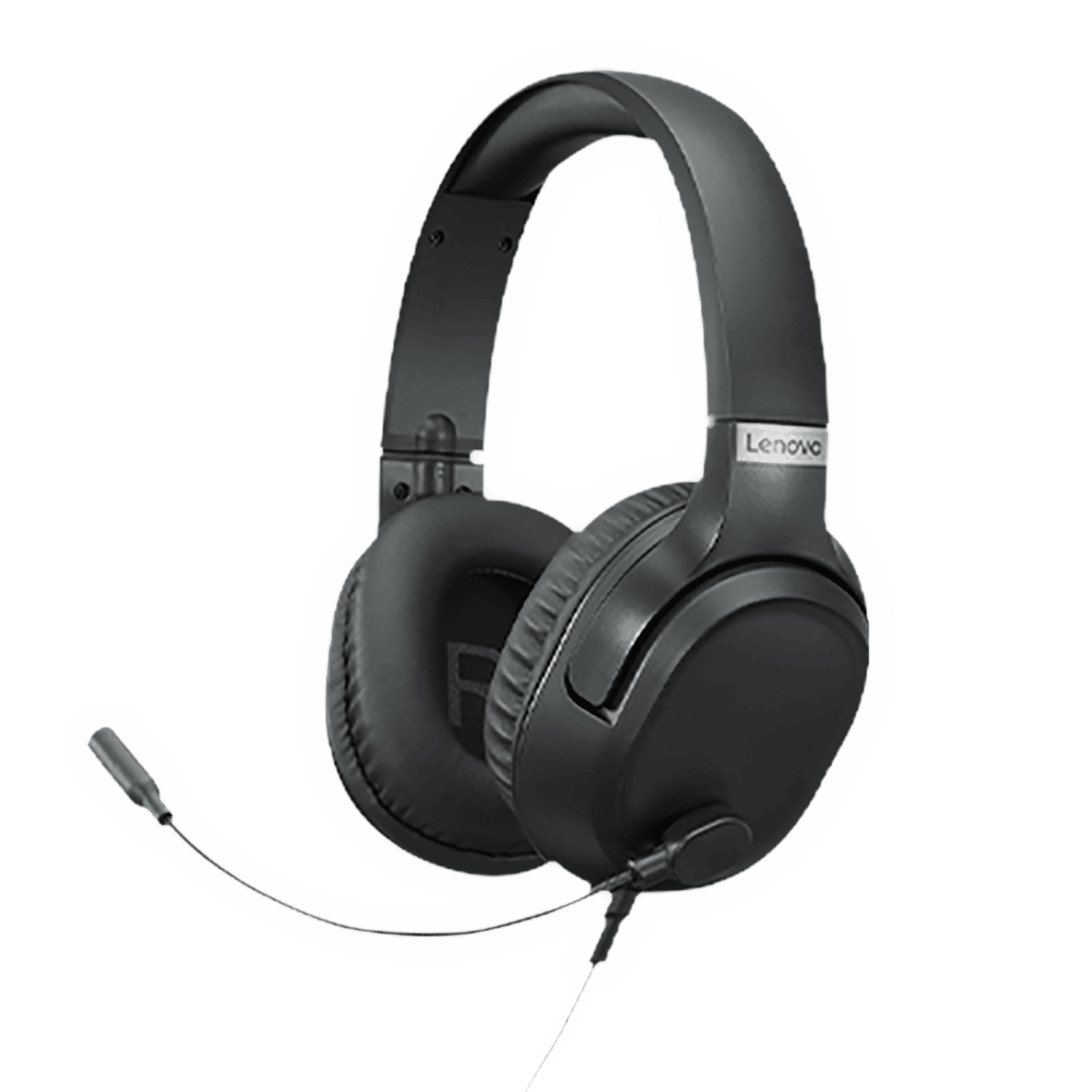 Lenovo IdeaPad H100 GXD1C67963 Wired Gaming Headset with Noise Cancellation (Inbuilt Volume Control Wheel, Over Ear, Black) Lenovo IdeaPad H100 GXD1C67963 Wired Gaming Headset with Noise Cancellation (Inbuilt Volume Control Wheel, Over Ear, Black)_1