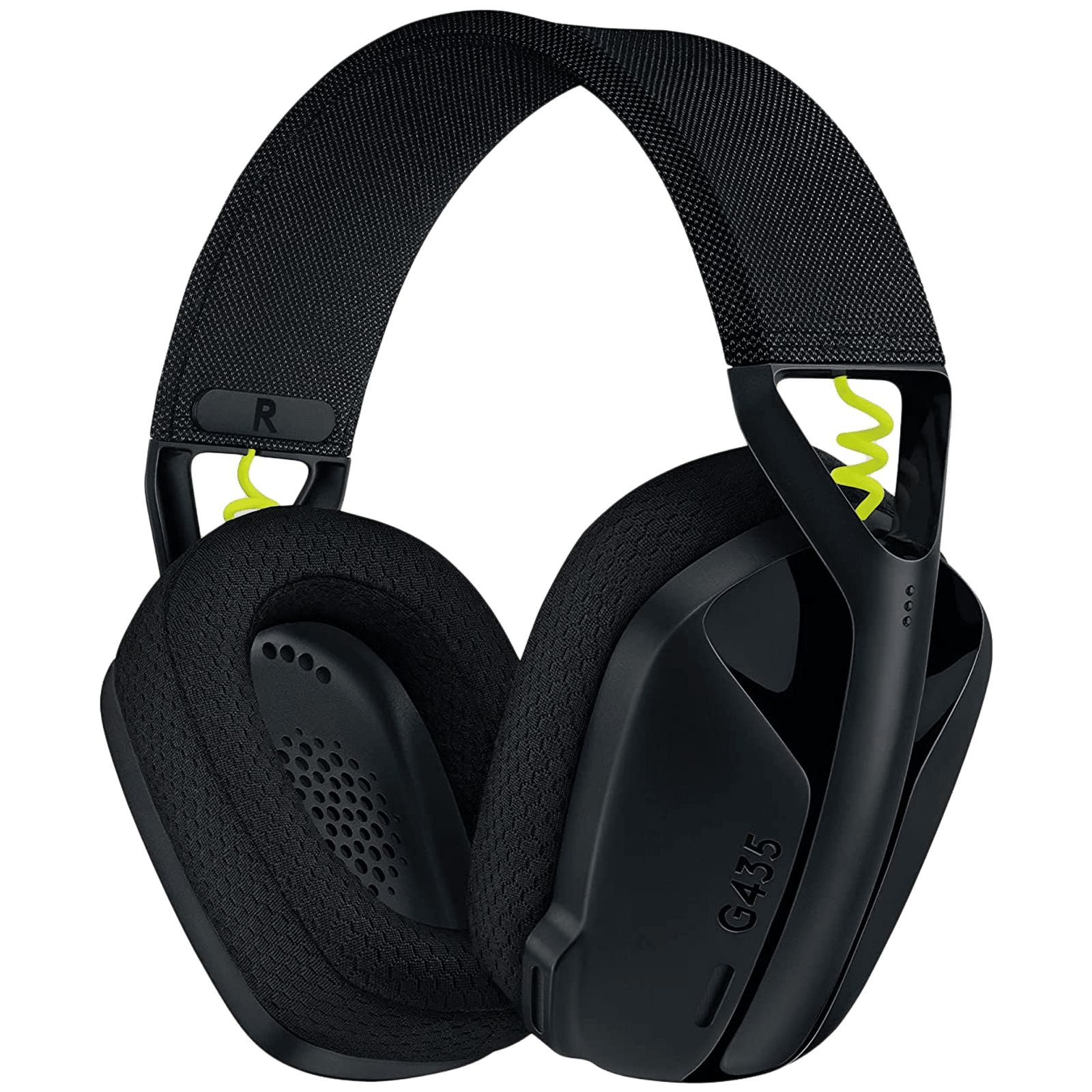 logitech G435 981-001051 Bluetooth Gaming Headphone(18 Hours Playback, Over Ear, Black/Neon Yellow) logitech G435 981-001051 Bluetooth Gaming Headphone(18 Hours Playback, Over Ear, Black/Neon Yellow)_1