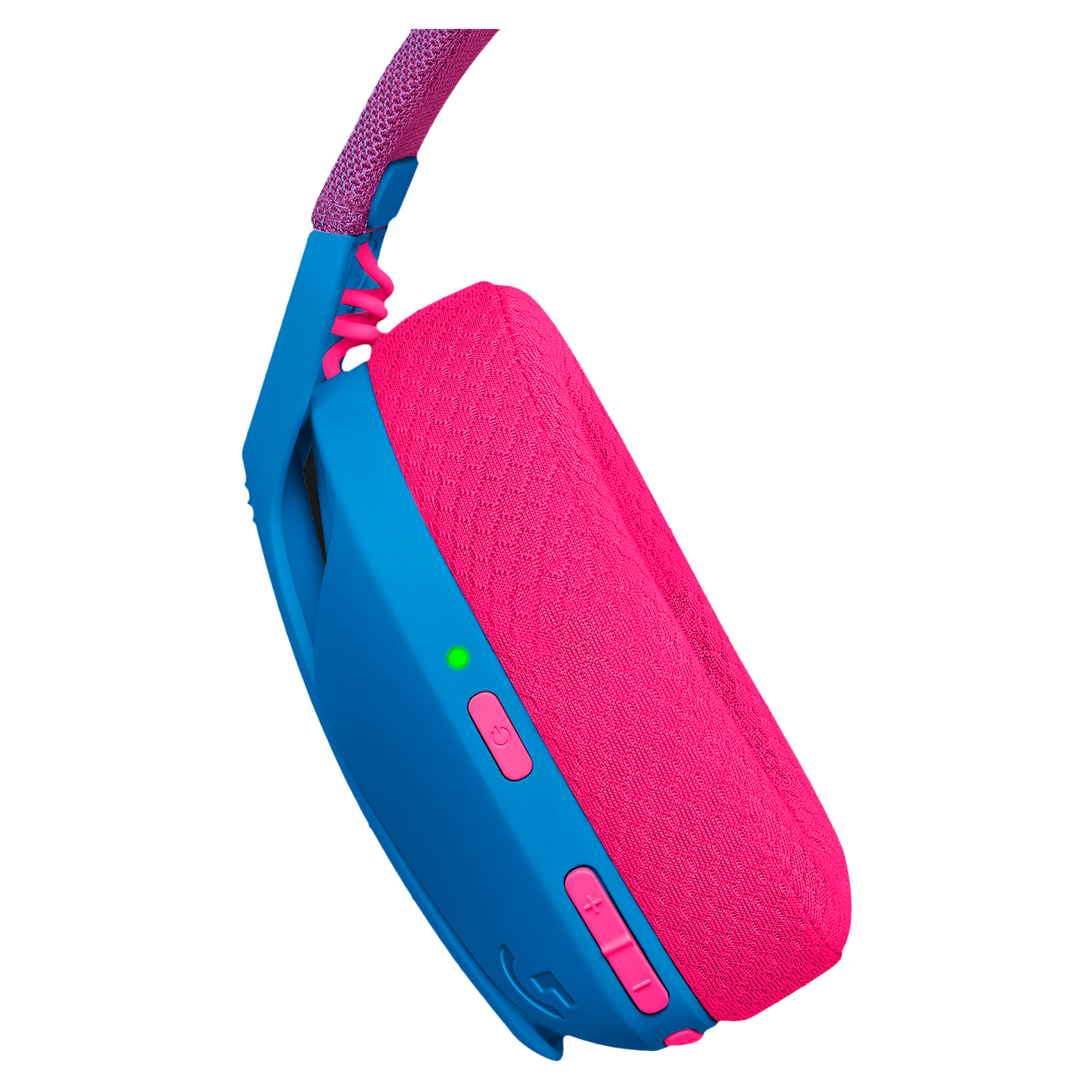 logitech G435 981-001063 Bluetooth Gaming Headphone (18 Hours Playback, Over Ear, Blue/Raspberry) logitech G435 981-001063 Bluetooth Gaming Headphone (18 Hours Playback, Over Ear, Blue/Raspberry)_4