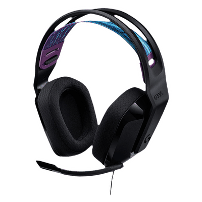 logitech G335 981-000979 Wired Headphone with Mic (Over Ear, Black)