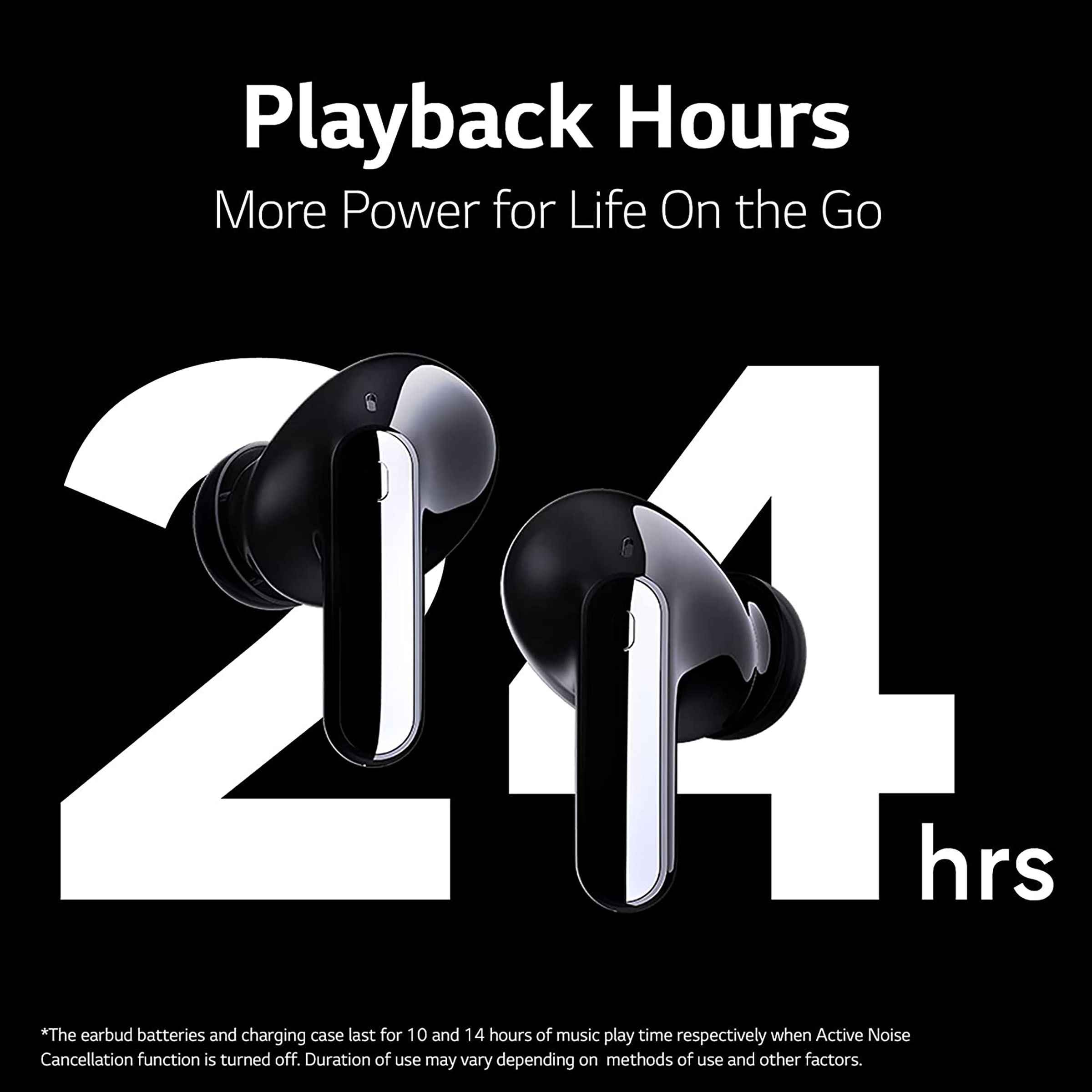 LG Tone Free TONE-FP9.CINDLLK TWS Earbuds with Active Noise Cancellation (IPX4 Sweat & Water Resistant, 15 Hours Playback, Charcoal Black)_11