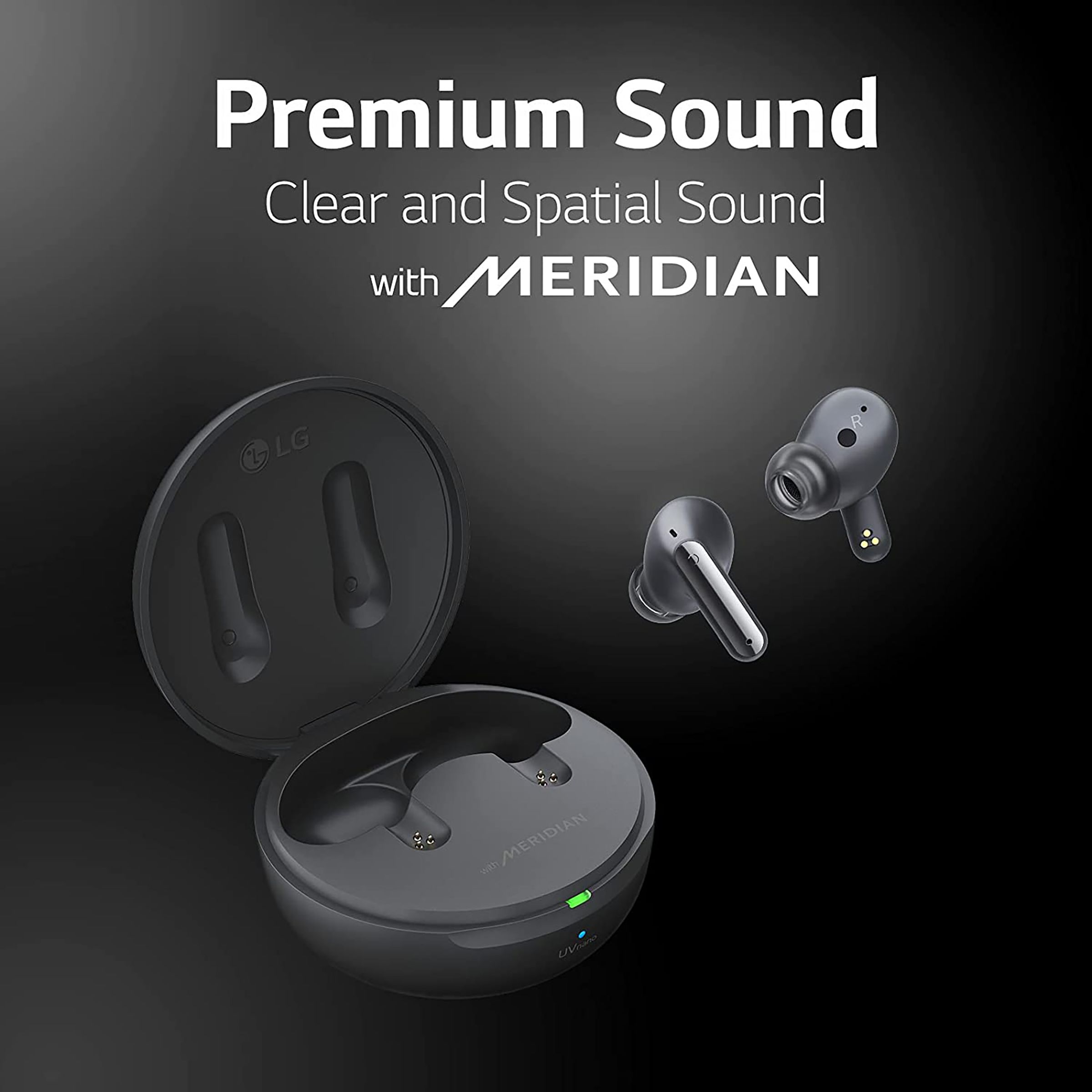 LG Tone Free TONE-FP9.CINDLLK TWS Earbuds with Active Noise Cancellation (IPX4 Sweat & Water Resistant, 15 Hours Playback, Charcoal Black)_15
