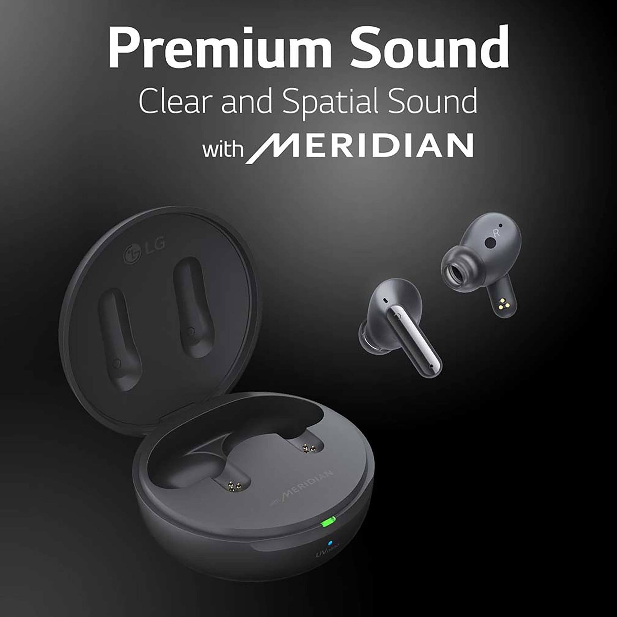 LG Tone Free TONE-FP5.CINDLLK TWS Earbuds with Active Noise Cancellation (IPX4 Sweat & Water Resistant, 22 Hours Playback, Charcoal Black)_12