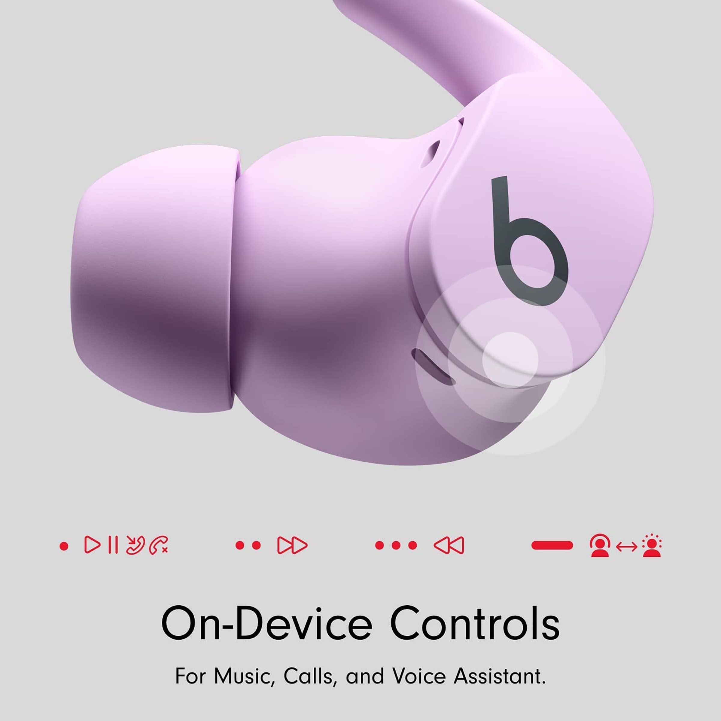 beats Fit Pro MK2H3ZM/A TWS Earbuds with Active Noise Cancellation (Sweat & Water Resistant, 24 Hours Playtime, Stone Purple) beats Fit Pro MK2H3ZM/A TWS Earbuds with Active Noise Cancellation (Sweat & Water Resistant, 24 Hours Playtime, Stone Purple)_8