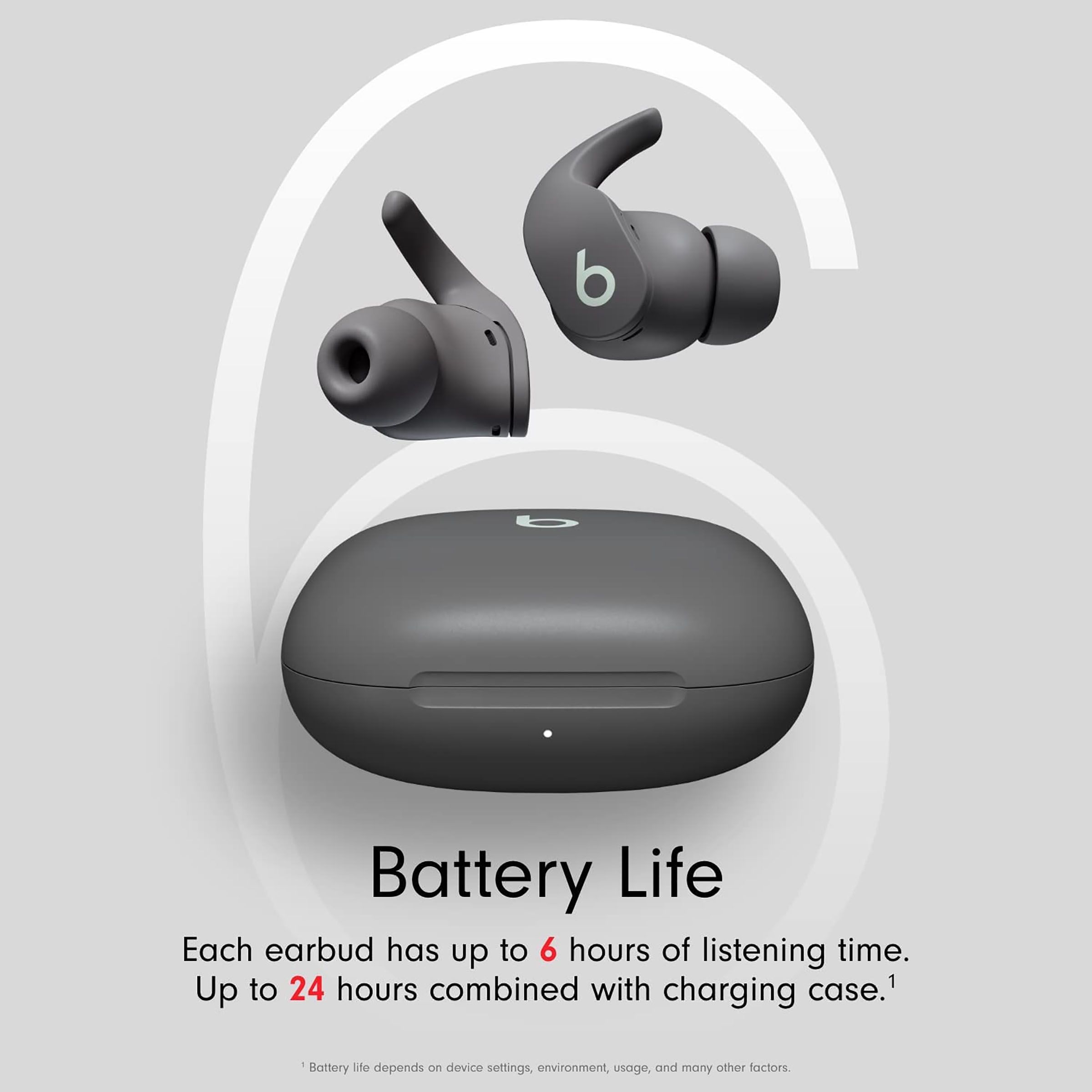 beats Fit Pro MK2J3ZM/A TWS Earbuds with Active Noise Cancellation (Sweat & Water Resistant, 24 Hours Playtime, Sage Grey) beats Fit Pro MK2J3ZM/A TWS Earbuds with Active Noise Cancellation (Sweat & Water Resistant, 24 Hours Playtime, Sage Grey)_8