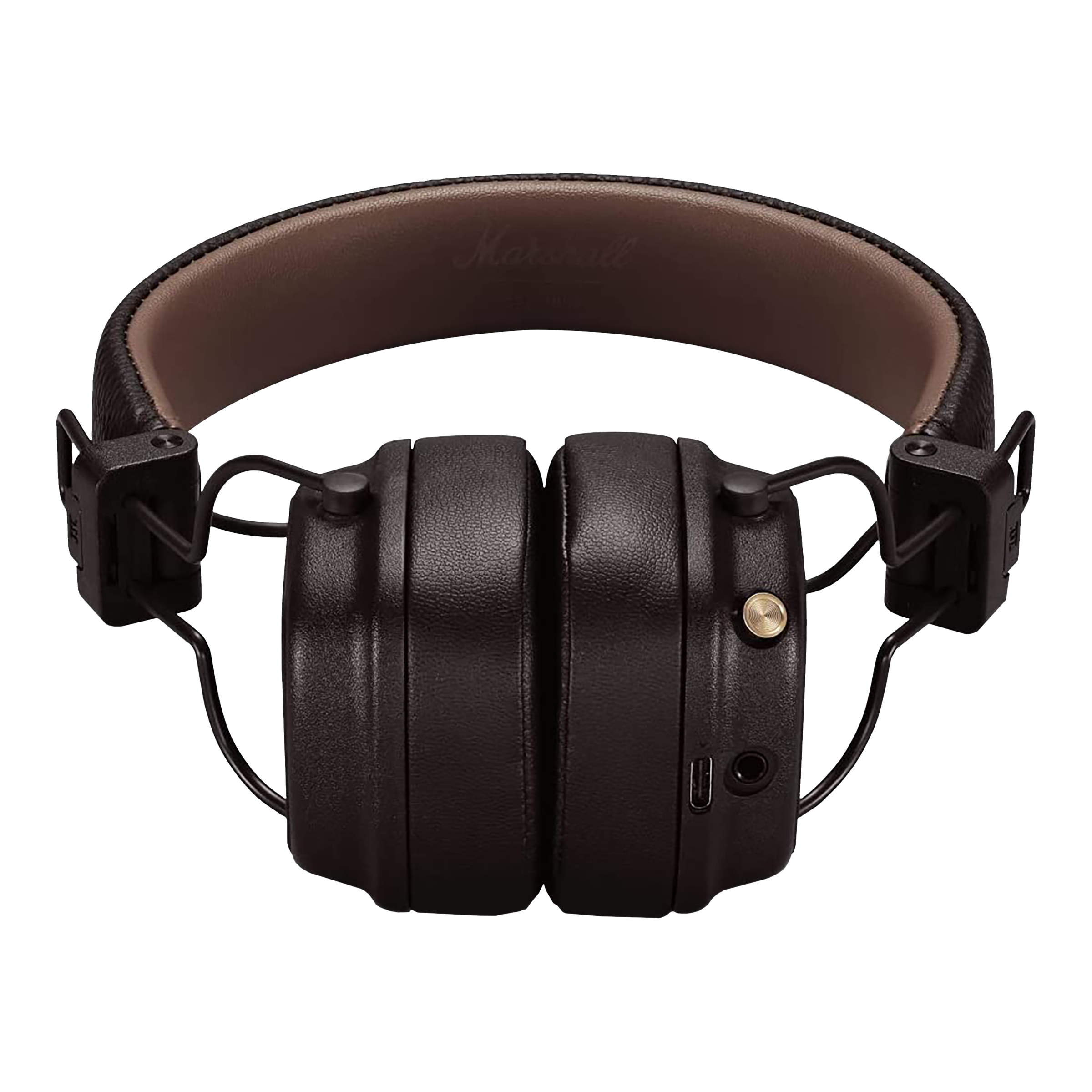 Marshall Major IV MS-MAJ4BT-BRN Bluetooth Headphone with Mic (80+ Playback, On Ear, Brown)_4