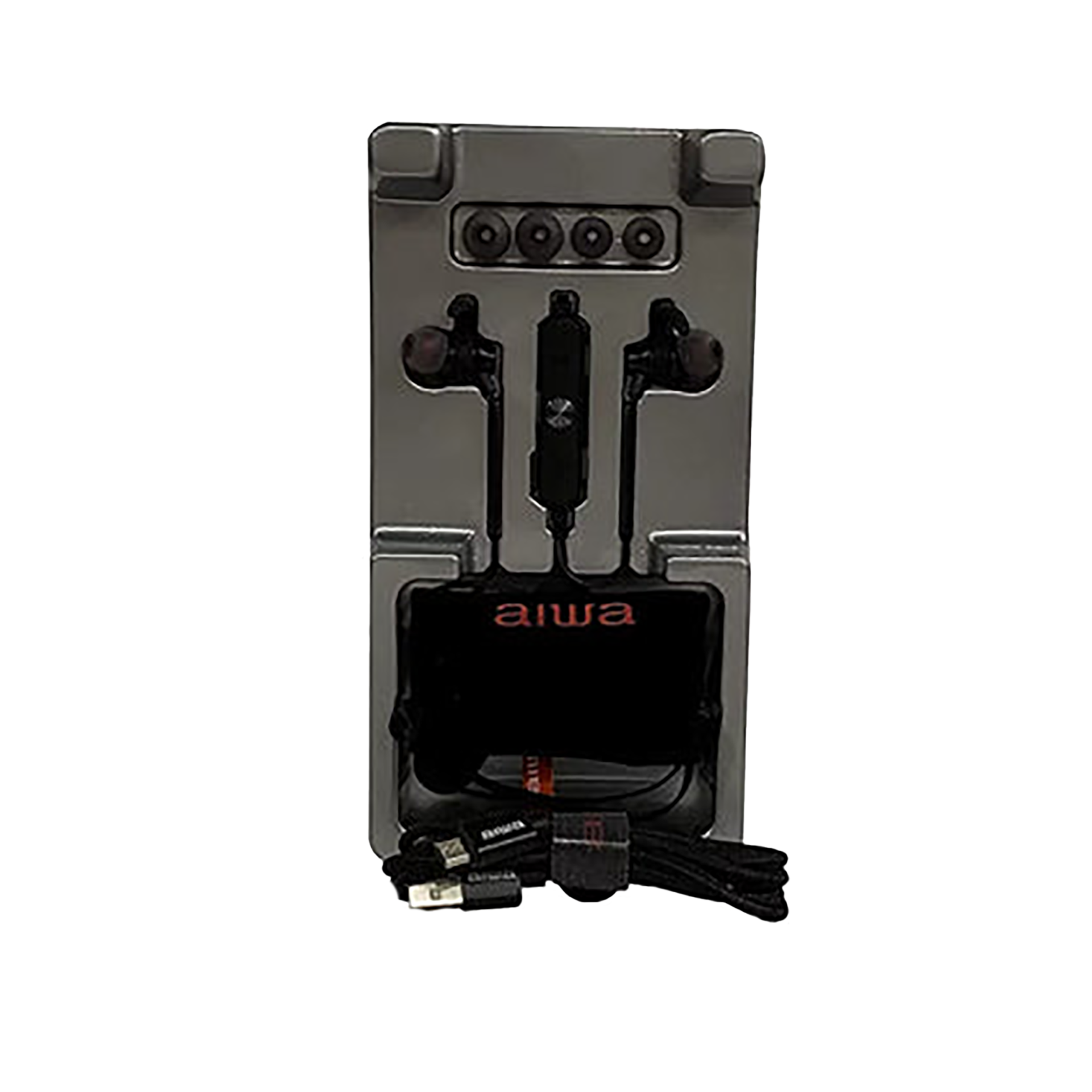 aiwa ESBT-401 Neckband (Water Resistant, Upto 8 Hours Playback, Black) aiwa ESBT-401 Neckband (Water Resistant, Upto 8 Hours Playback, Black)_5