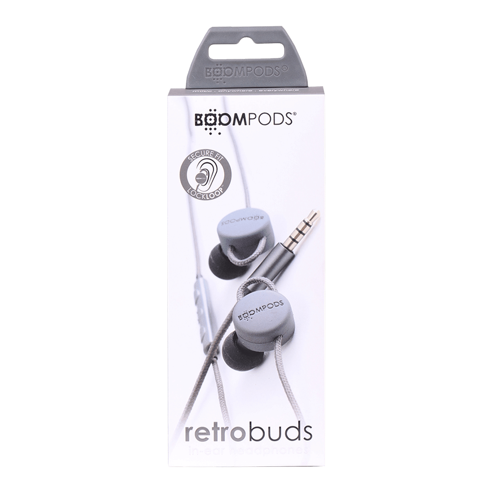BOOMPODS Retrobuds Wired Earphone with Mic (In Ear, Grey) BOOMPODS Retrobuds Wired Earphone with Mic (In Ear, Grey)_6