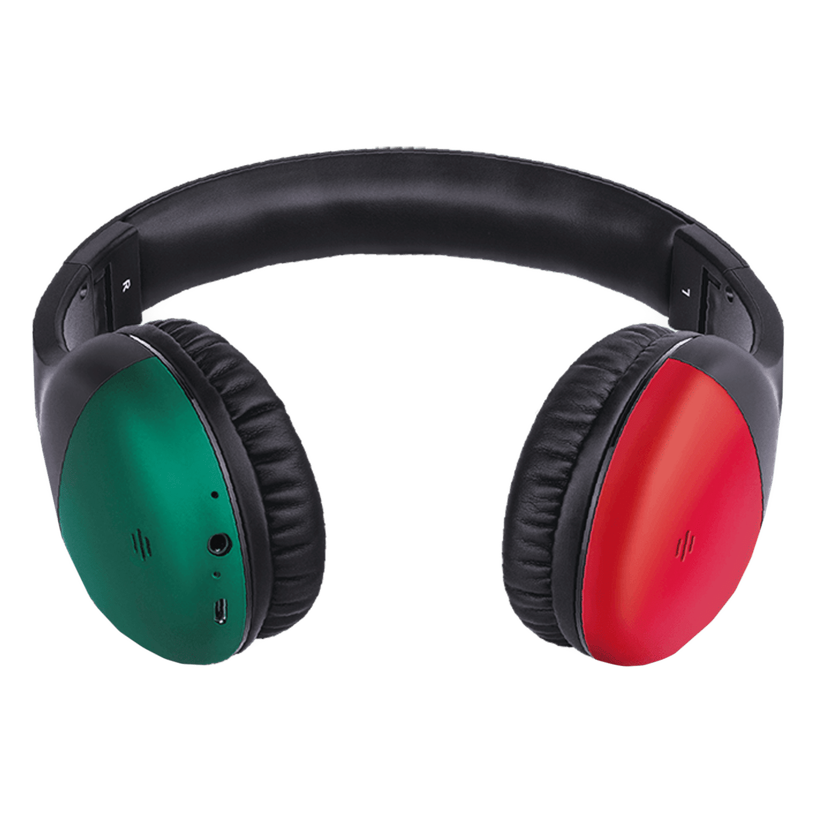 fingers Sugar-n-Spice Pro Bluetooth Headphone with Mic (13 Hours Playback, Over Ear, Ruby Red/Emerald Green)_6