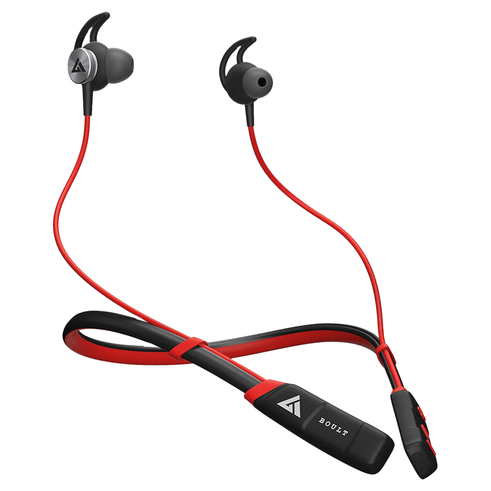 GOBOULT ProBass Curve Pro BA-RD-CurvePro Neckband with Noise Isolation (IPX5 Sweat & Water Resistant, Google & Siri Compatibility, Red) GOBOULT ProBass Curve Pro BA-RD-CurvePro Neckband with Noise Isolation (IPX5 Sweat & Water Resistant, Google & Siri Compatibility, Red)_1
