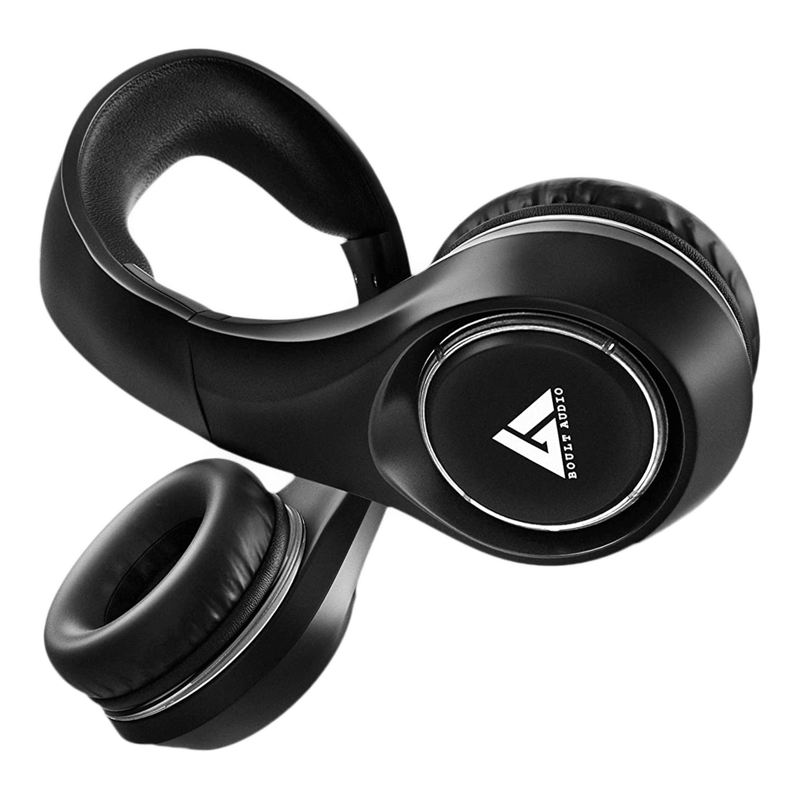 GOBOULT ProBass FluidX BA-RD-FluidX On-Ear Wireless Headphones with Mic (Voice Assistant, Black)_1