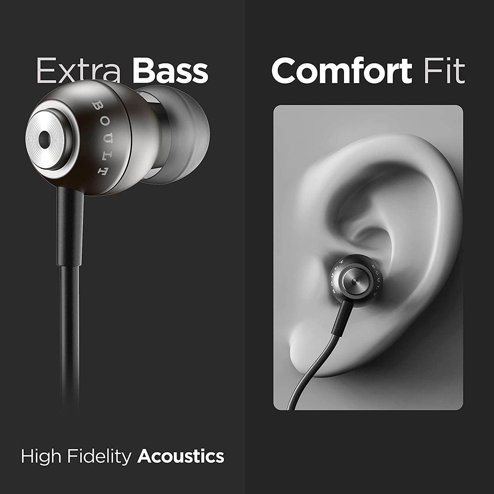 GOBOULT Bassbuds StormX BA-RD-StormX In-Ear Wired Earphone with Mic (Deep Bass, Grey) GOBOULT Bassbuds StormX BA-RD-StormX In-Ear Wired Earphone with Mic (Deep Bass, Grey)_5