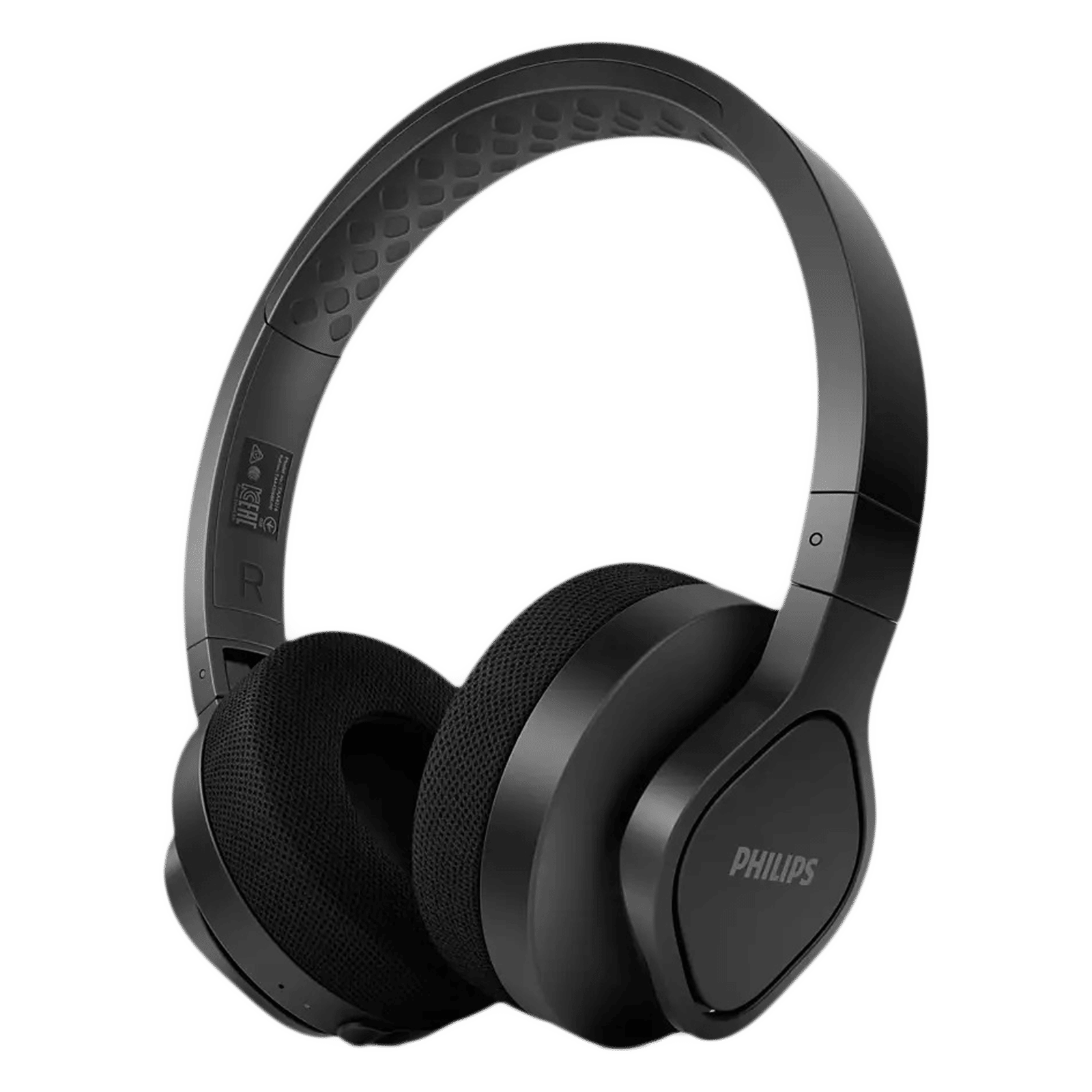 PHILIPS TAA4216BK/00 Bluetooth Headphone with Mic (IP55 Dust & Water Protection, On Ear, Black) PHILIPS TAA4216BK/00 Bluetooth Headphone with Mic (IP55 Dust & Water Protection, On Ear, Black)_1