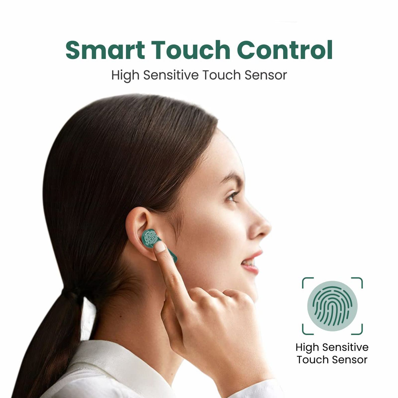 PORTRONICS Harmonics Twins S2 POR 1526 TWS Earbuds (Sweatproof & Water Resistant, 20 Hours Playback, Green)_4