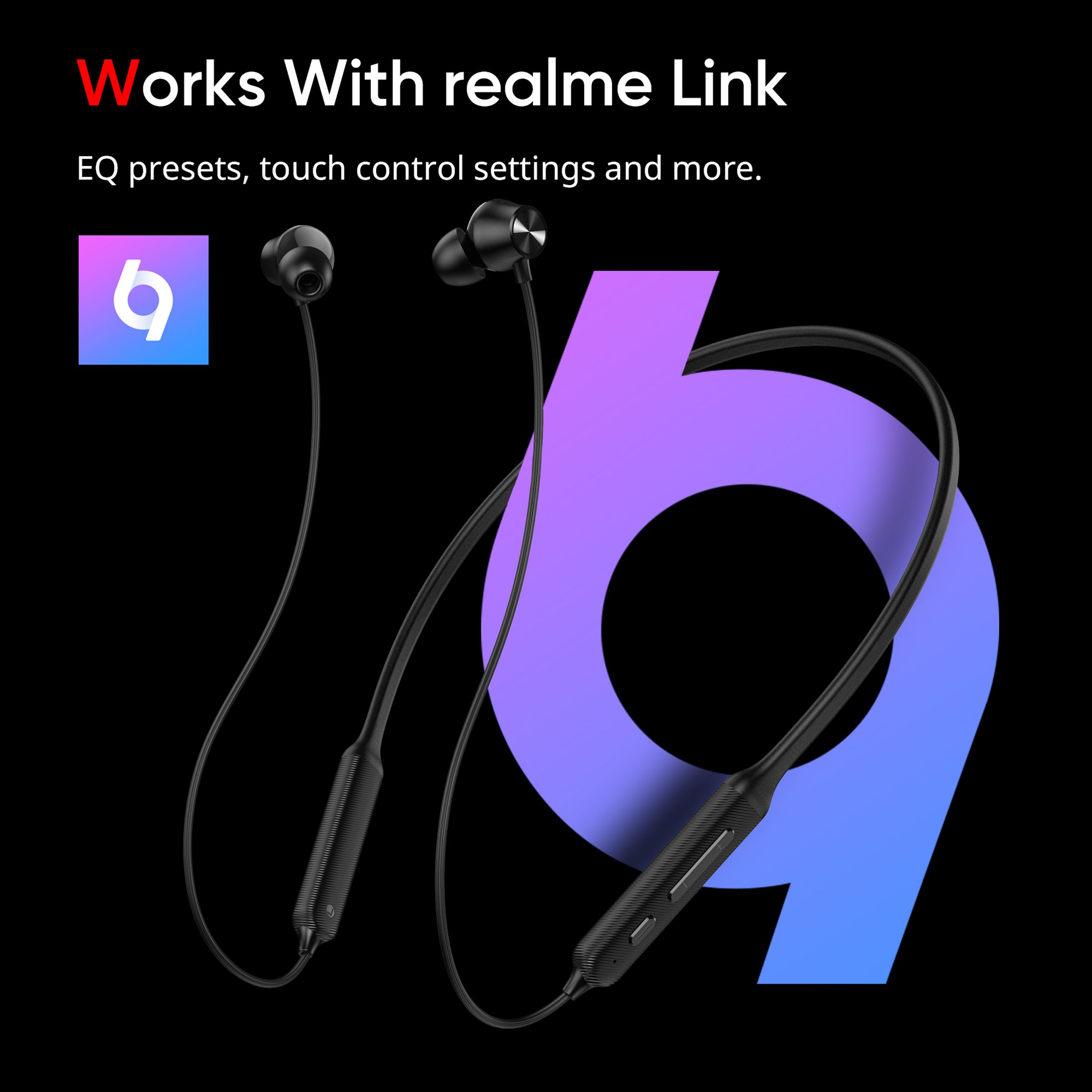 DIZO by realme TechLife Wireless Power DA2125 Neckband with Environmental Noise Cancellation (IPX4 Sweat & Water Resistant, 18 Hours Playback, Classic Black)_12
