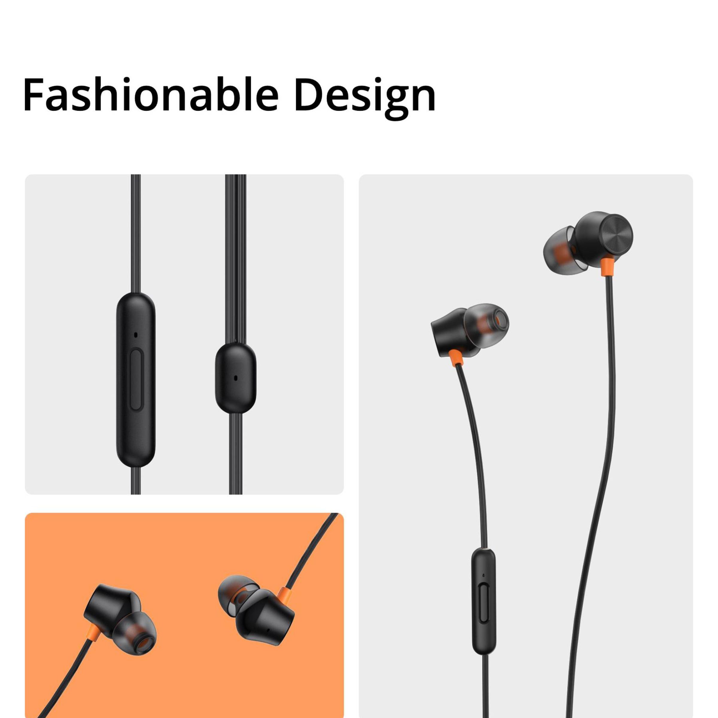 DIZO by realme TechLife DA2106 Wired Earphone with Mic (In Ear, Black)_7