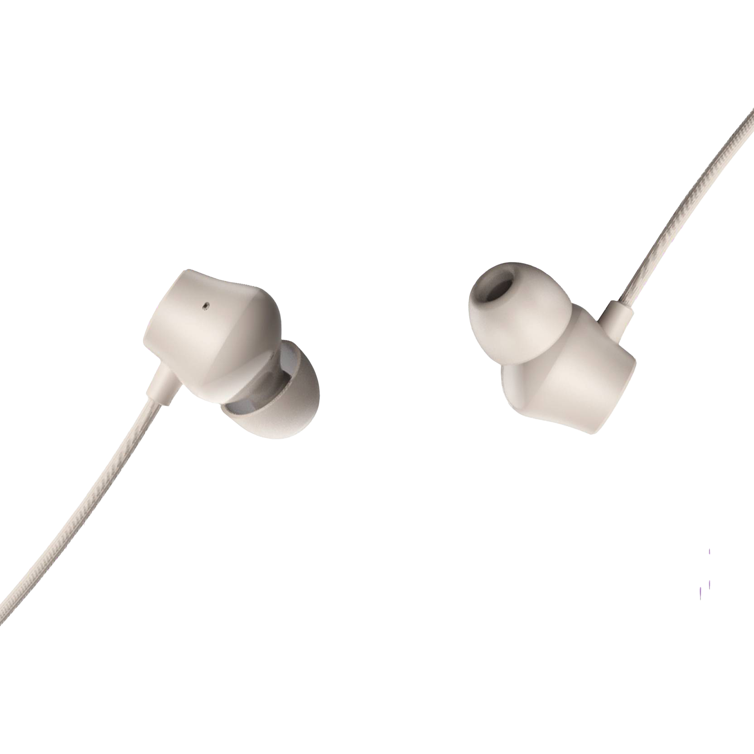 DIZO by realme TechLife DA2106 Wired Earphone with Mic (In Ear, Creme White)_3