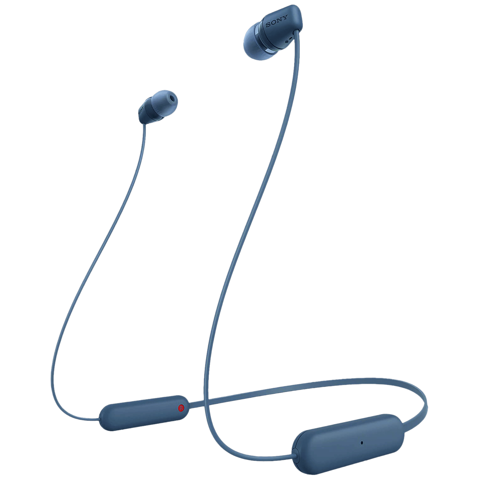 SONY WI-C100 Neckband (IPX4 Sweat & Splashproof, 25 Hours Playtime, Blue)_1