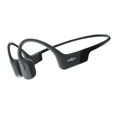 SHOKZ OpenRun Bone Conduction Bluetooth Headphone with Noise Isolation (IP67 Waterproof, 8 Hours Playtime, Black)