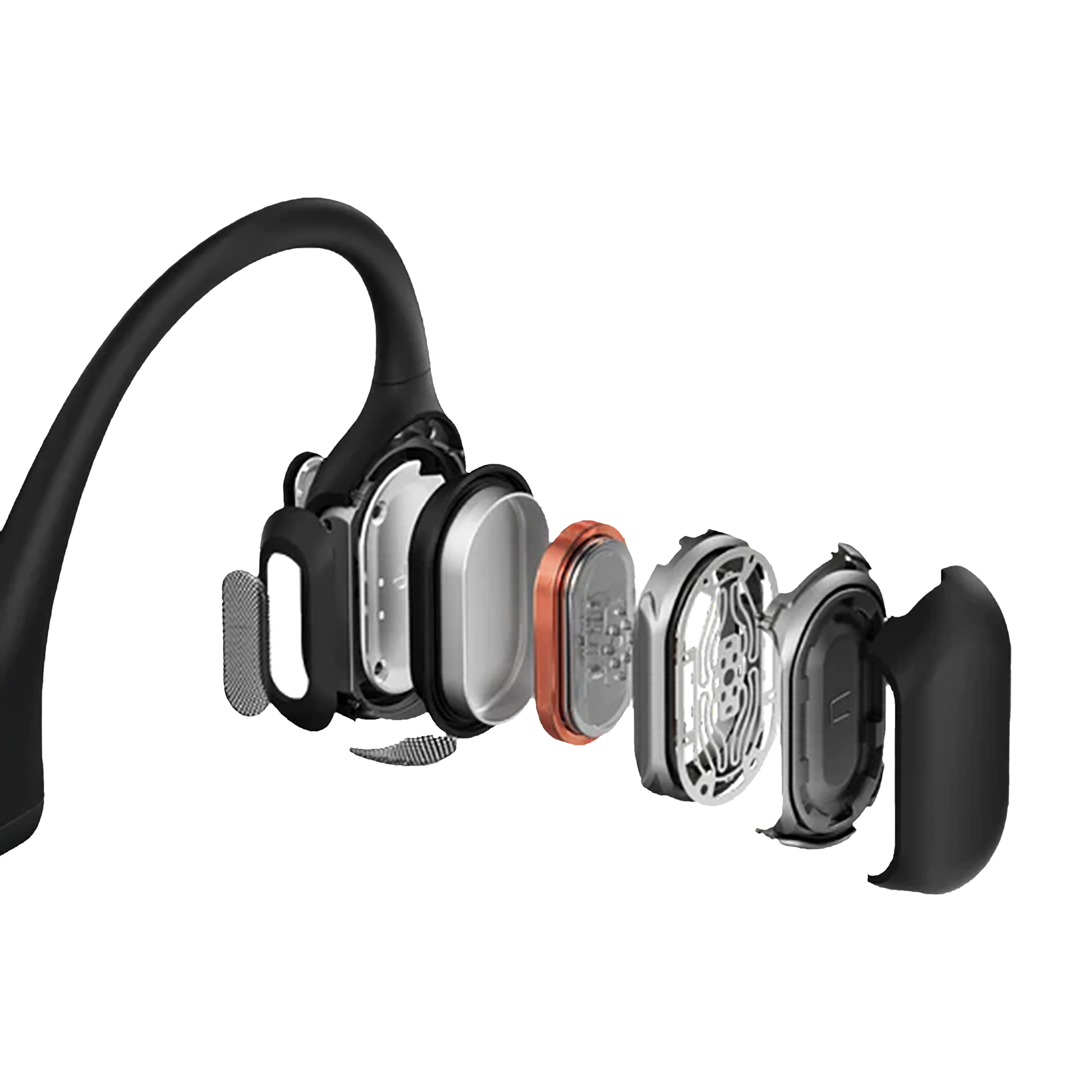SHOKZ OpenRun Pro Bone Conduction Bluetooth Headphone with Noise Isolation (IP55 Water Resistant, Premium Sound, Black)_5