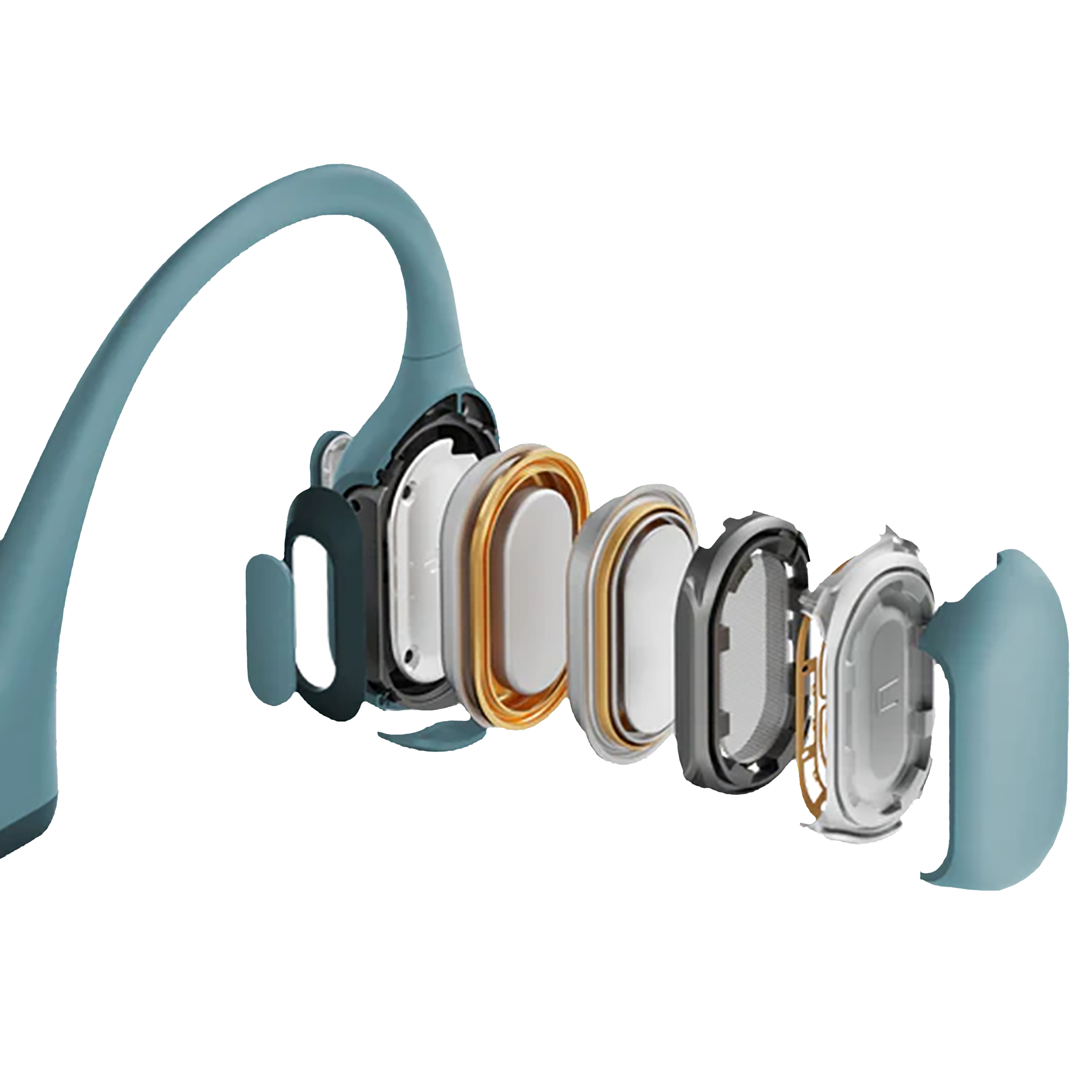 SHOKZ OpenRun Pro Bone Conduction Bluetooth Headphone with Noise Isolation (IP55 Water Resistant, Premium Sound, Blue) SHOKZ OpenRun Pro Bone Conduction Bluetooth Headphone with Noise Isolation (IP55 Water Resistant, Premium Sound, Blue)_5