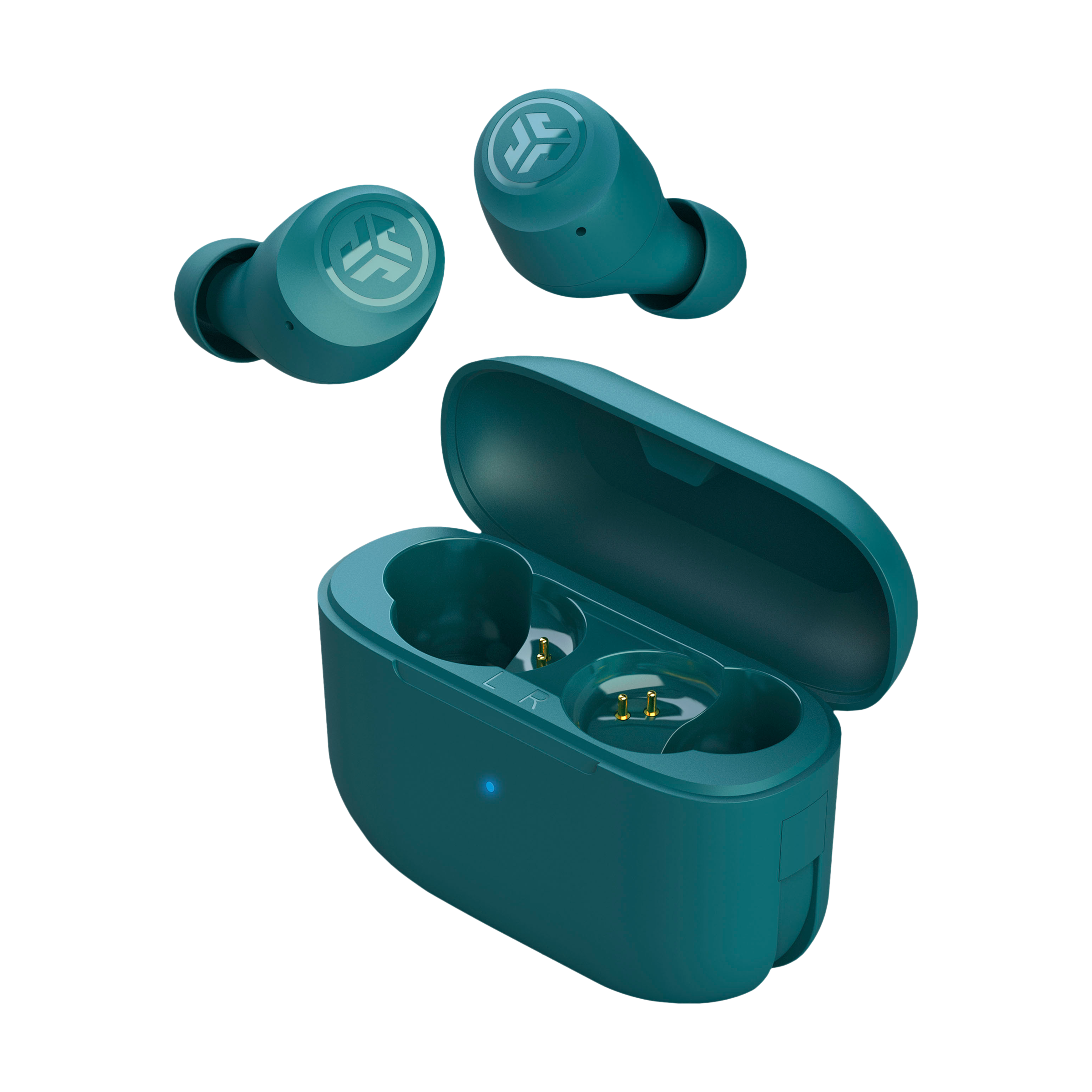 JLAB Go Air Pop IEUEBGAIRPOPRTEL12 TWS Earbuds (IPX4 Sweat & Water Resistant, 32 Hours Playback, Teal)_1