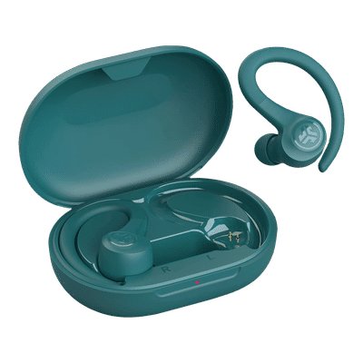 JLAB Go Air Sport IEUEBGAIRSPRTRTEL1 TWS Earbuds (IP55 Water & Sweat Resistant, 32 Hours Playback, Teal)