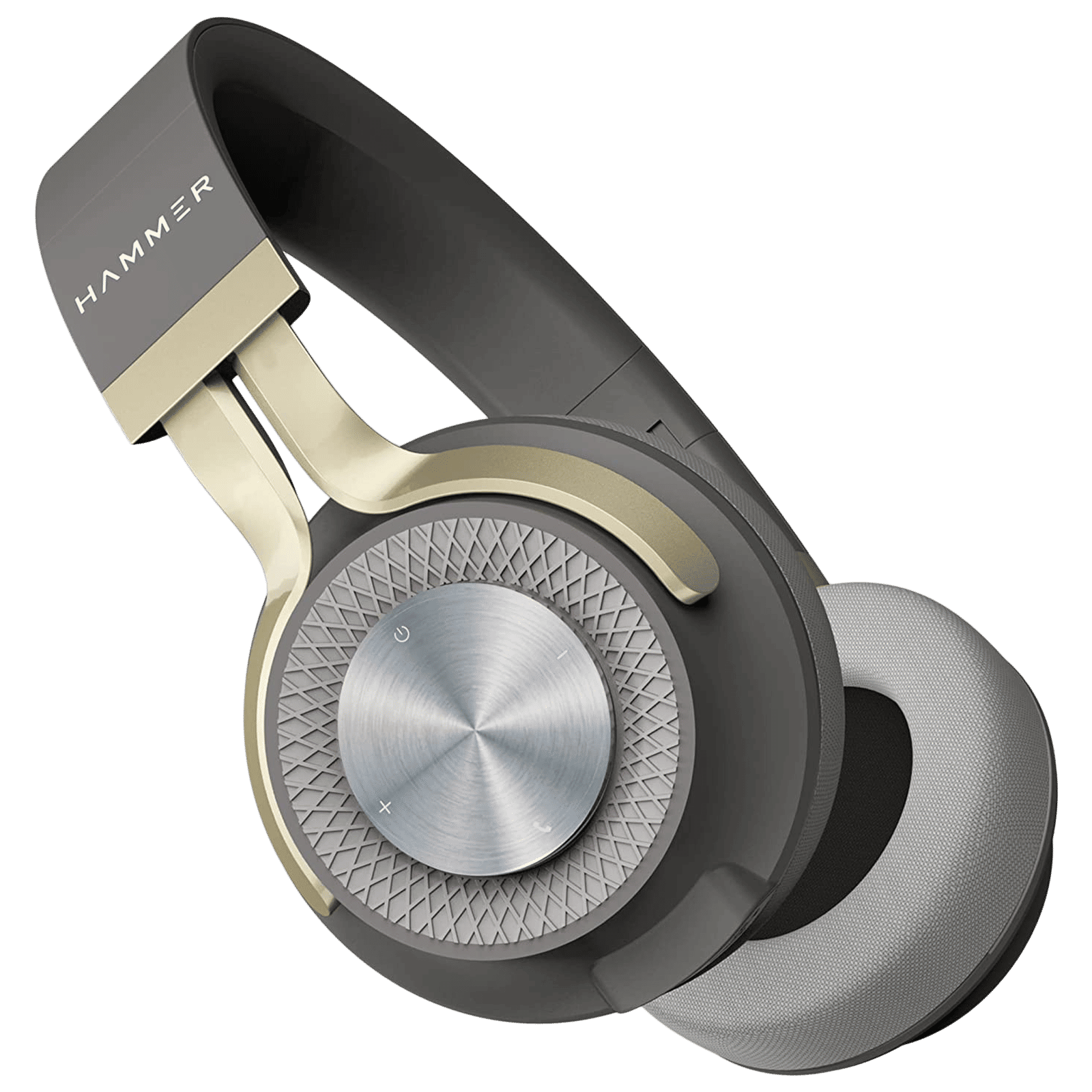 HAMMER Bash 2.0 Bluetooth Headset with Mic (8 Hours Playback, On Ear, Grey)_1