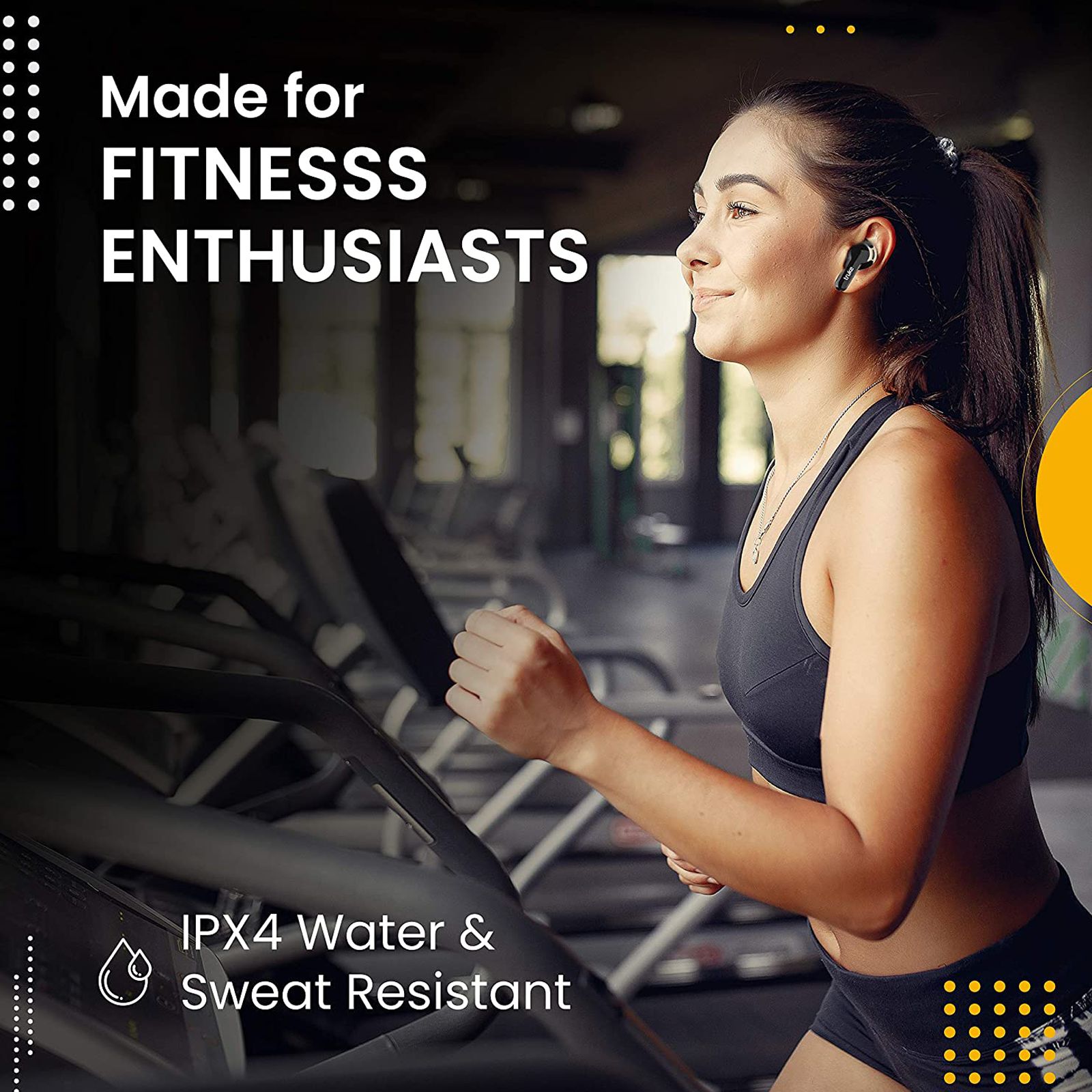 truke Buds Q1 E21 TWS Earbuds (IPX4 Sweat Resistant, 60 Hours Playtime, Black)_3