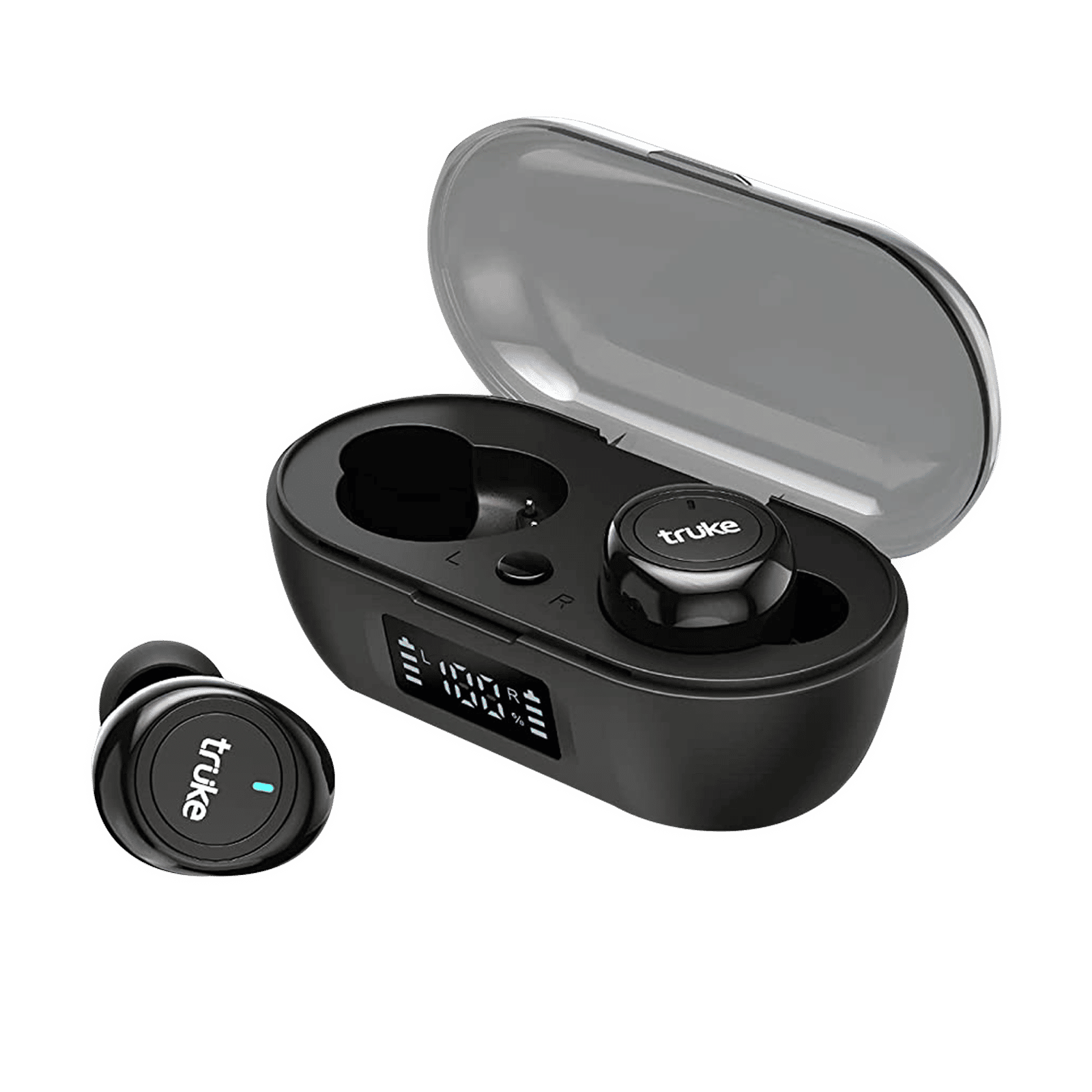 truke Fit 1+ B097 TWS Earbuds with Noise Isolation (IPX4 Sweat & Water Resistant, Dedicated Gaming Mode, Black)_3