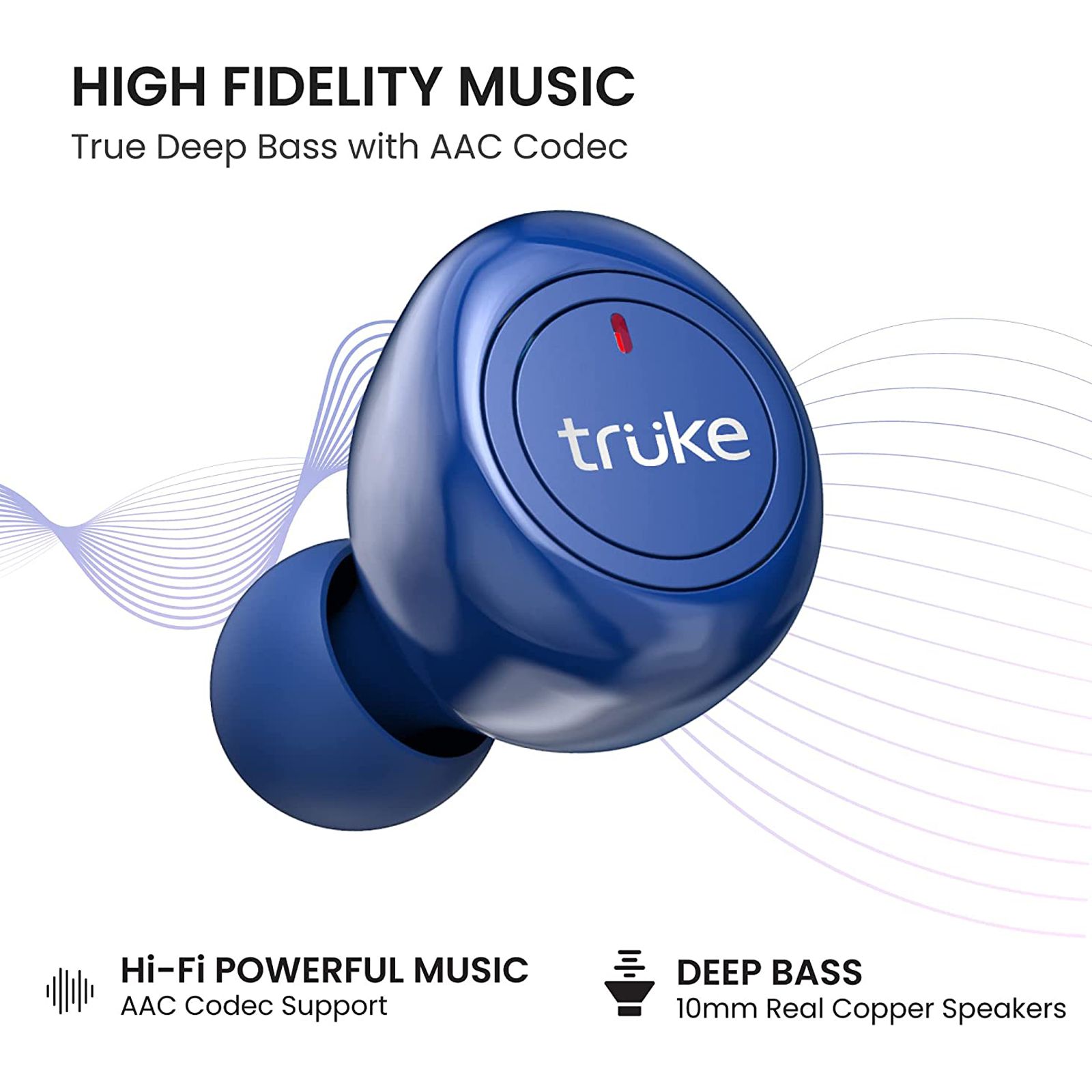 truke Fit 1+ B097 TWS Earbuds with Noise Isolation (IPX4 Sweat & Water Resistant, Dedicated Gaming Mode, Blue) truke Fit 1+ B097 TWS Earbuds with Noise Isolation (IPX4 Sweat & Water Resistant, Dedicated Gaming Mode, Blue)_7