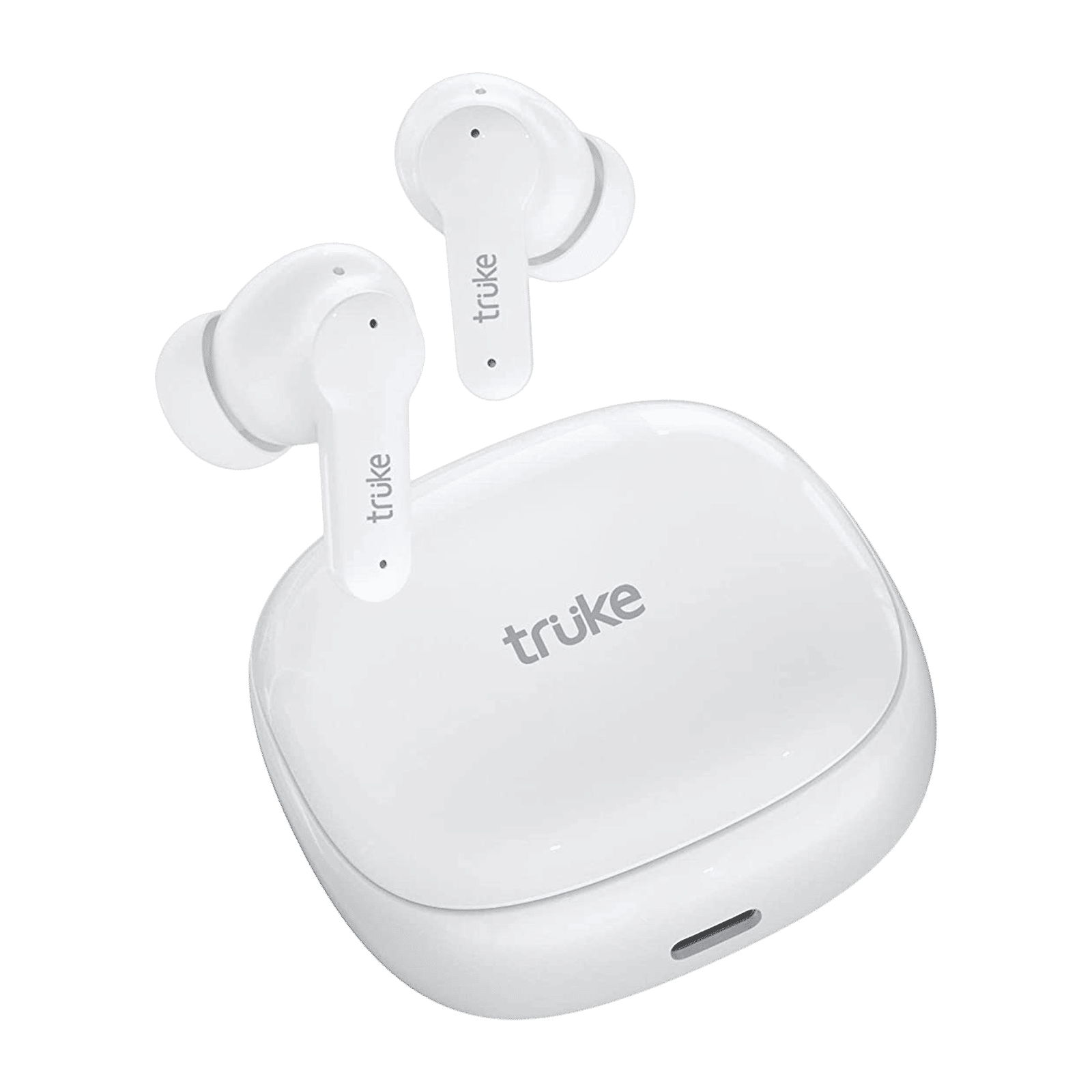 truke Buds S2 E213 TWS Earbuds with AI Noise Cancellation (IPX4 Water Resistant, 48 Hours Playback, White) truke Buds S2 E213 TWS Earbuds with AI Noise Cancellation (IPX4 Water Resistant, 48 Hours Playback, White)_1