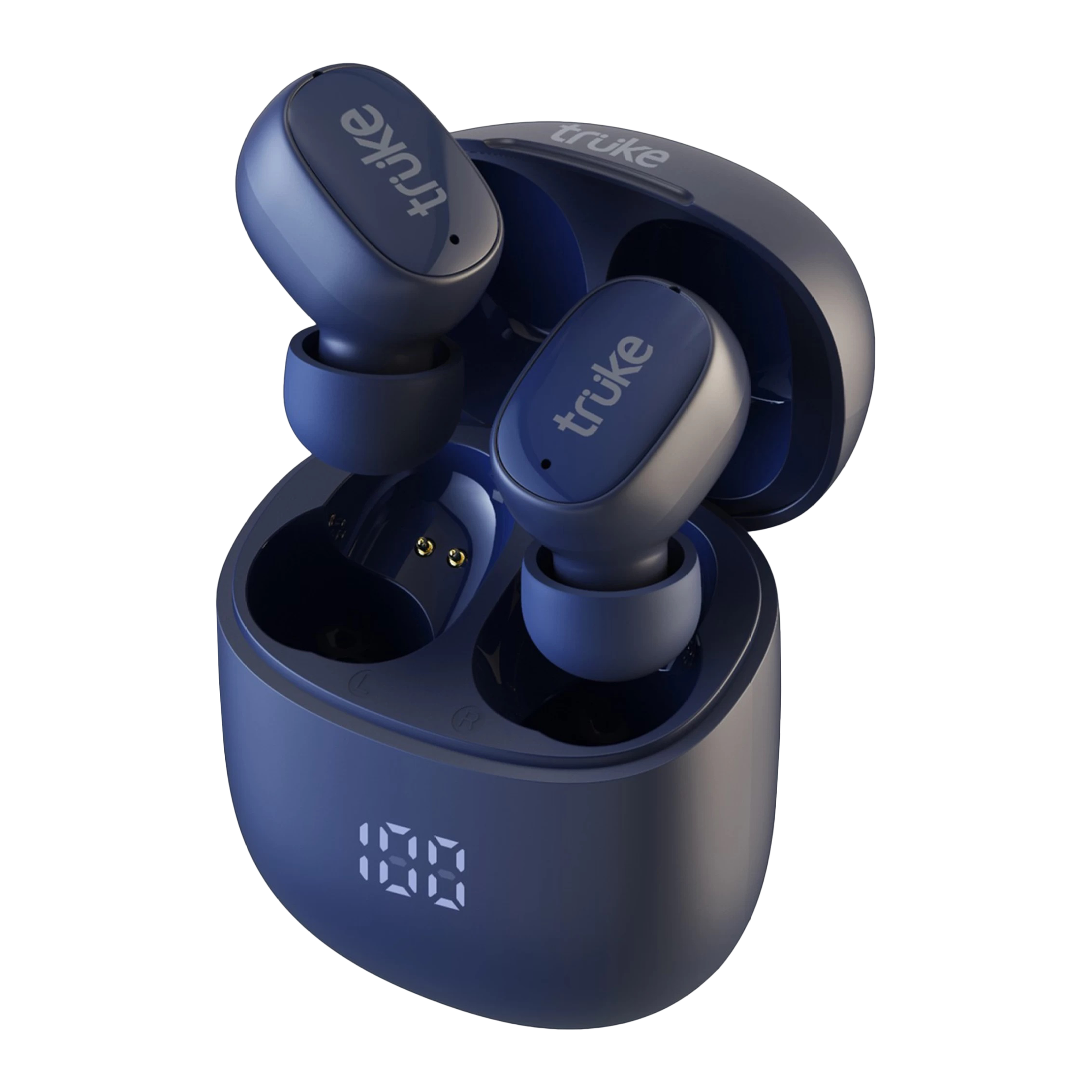 truke Buds F1 B130 TWS Earbuds with Environmental Noise Cancellation (IPX4 Sweat & Water Resistant, 48 Hours Playback, Blue) truke Buds F1 B130 TWS Earbuds with Environmental Noise Cancellation (IPX4 Sweat & Water Resistant, 48 Hours Playback, Blue)_1