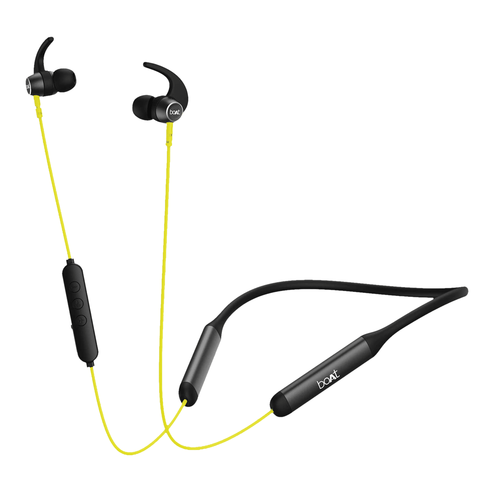 boAt Rockerz 330 Pro Neckband with Environmental Noise Cancellation Technology (IPX5 Water Resistant, ASAP Charge, Yellow)_1