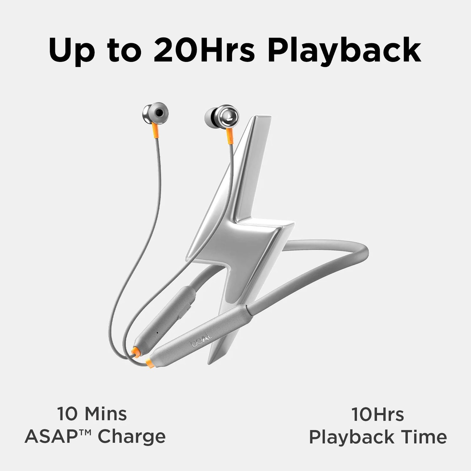 boAt Rockerz 185 Pro Neckband with Environmental Noise Cancellation (IPX4 Water Resistant, ASAP Charge, Fiery Grey) boAt Rockerz 185 Pro Neckband with Environmental Noise Cancellation (IPX4 Water Resistant, ASAP Charge, Fiery Grey)_5