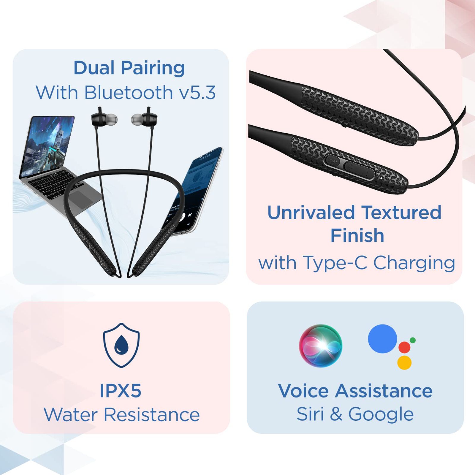 boAt Rockerz 255 Max Neckband with Environmental Noise Cancellation (IPX5 Water Resistant, Multiple EQ Modes, Stunning Black)_8