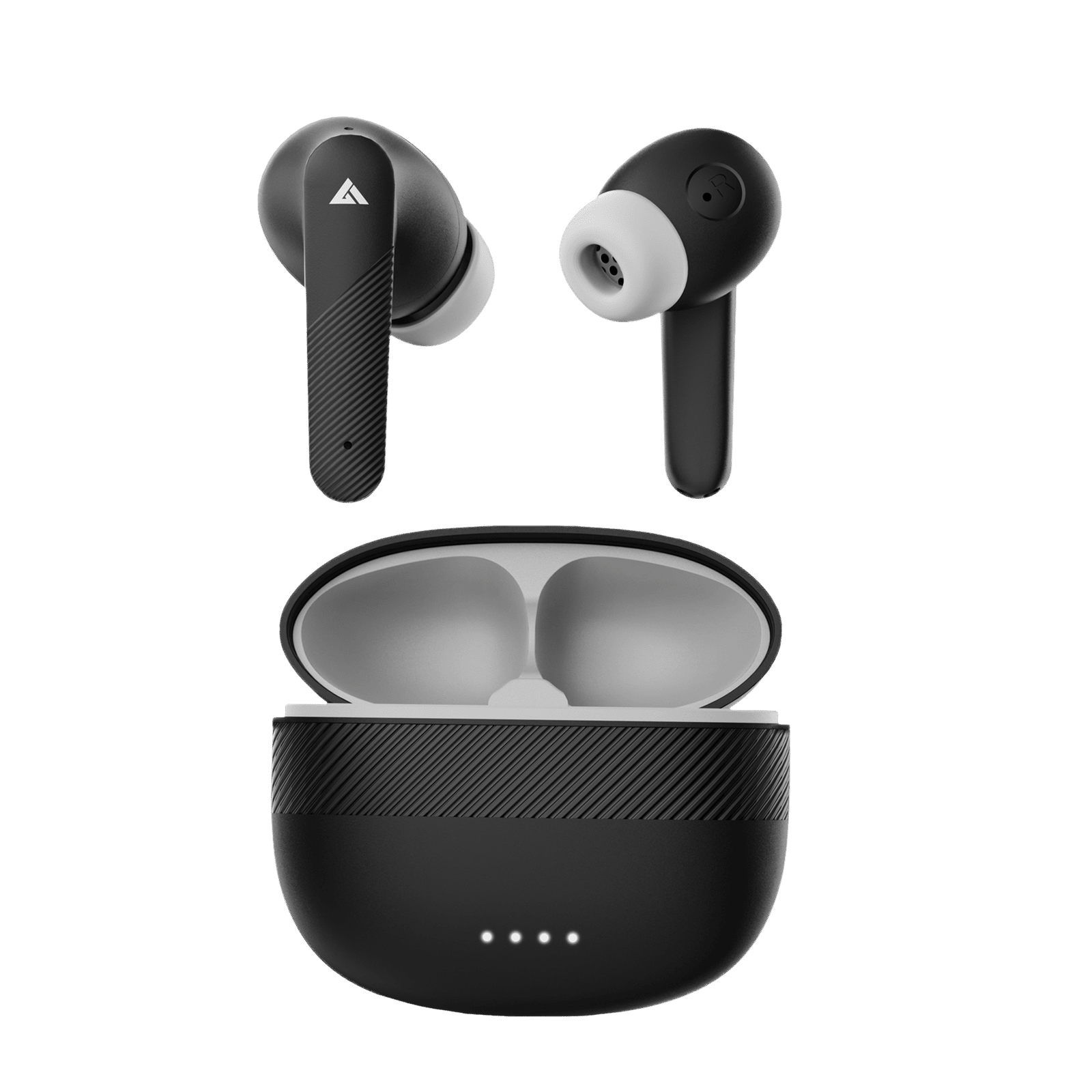 GOBOULT X60 TWS Earbuds with Active Noise Cancellation (IPX5 Water Resistant, Zen Quad Mic, Black)_1