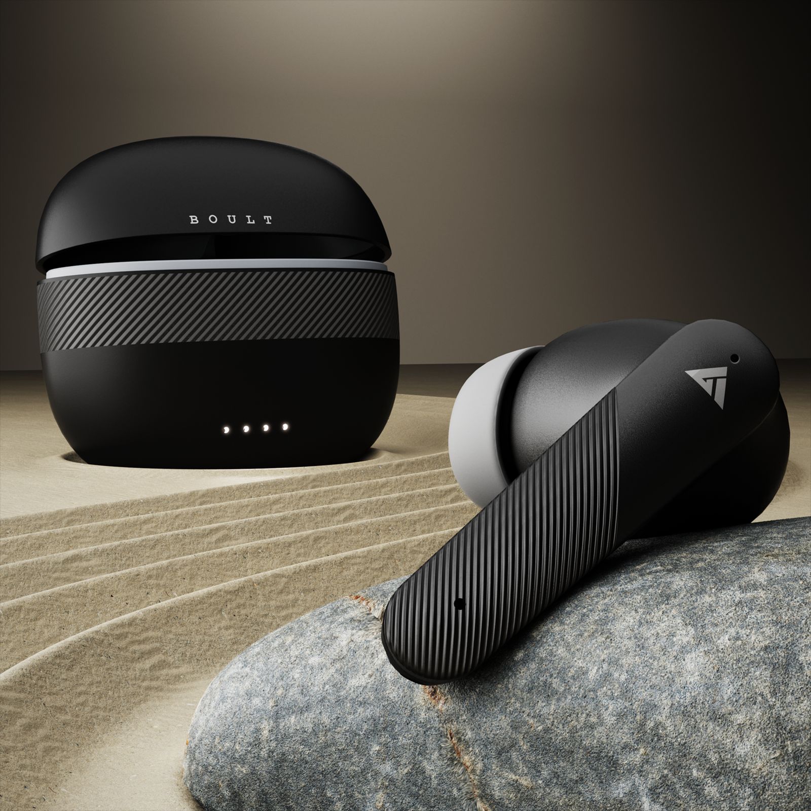 GOBOULT X60 TWS Earbuds with Active Noise Cancellation (IPX5 Water Resistant, Zen Quad Mic, Black)_6
