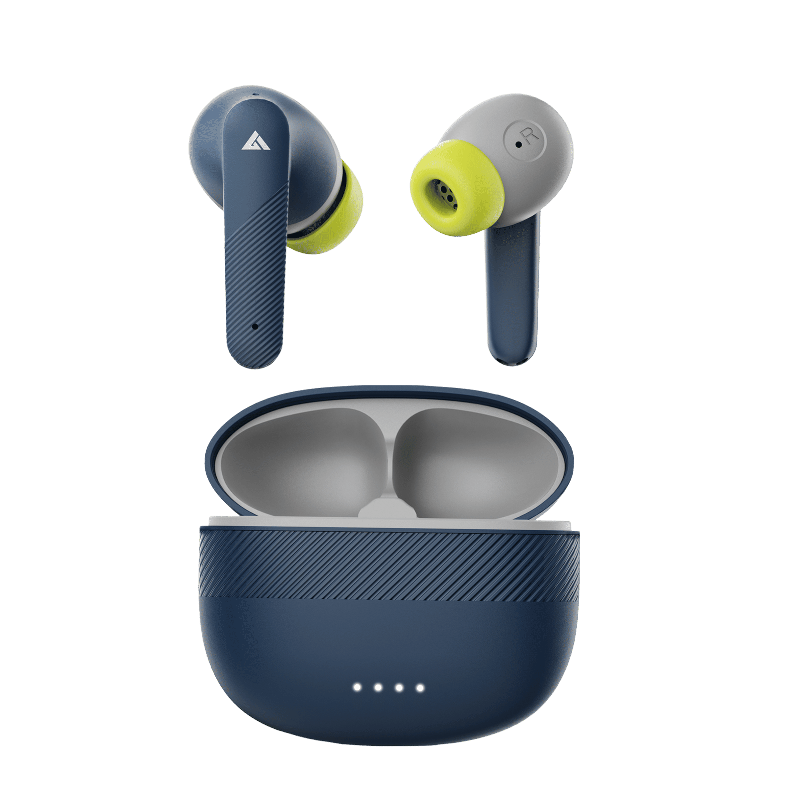 GOBOULT X60 TWS Earbuds with Active Noise Cancellation (IPX5 Water Resistant, Zen Quad Mic, Blue)_1