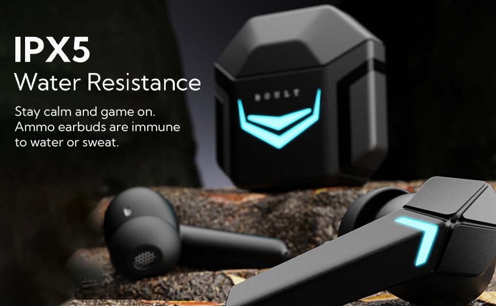 GOBOULT Ammo TWS Earbuds with Environmental Noise Cancellation (IPX5 Water Resistant, Mega Drivers, Black) GOBOULT Ammo TWS Earbuds with Environmental Noise Cancellation (IPX5 Water Resistant, Mega Drivers, Black)_7