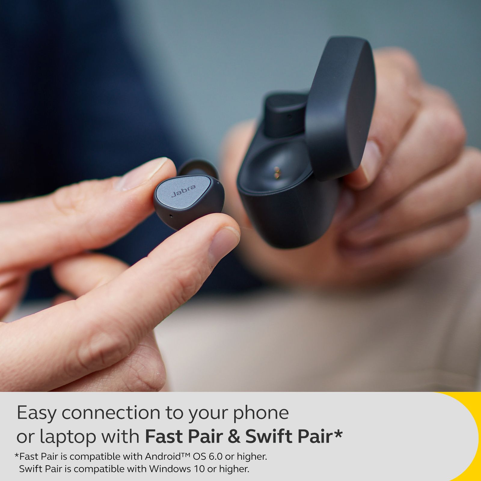 Jabra Elite 4 TWS Earbuds with Active Noise Cancellation (IP55 Water Resistant, Voice Assistant Enabled, Navy) Jabra Elite 4 TWS Earbuds with Active Noise Cancellation (IP55 Water Resistant, Voice Assistant Enabled, Navy)_6