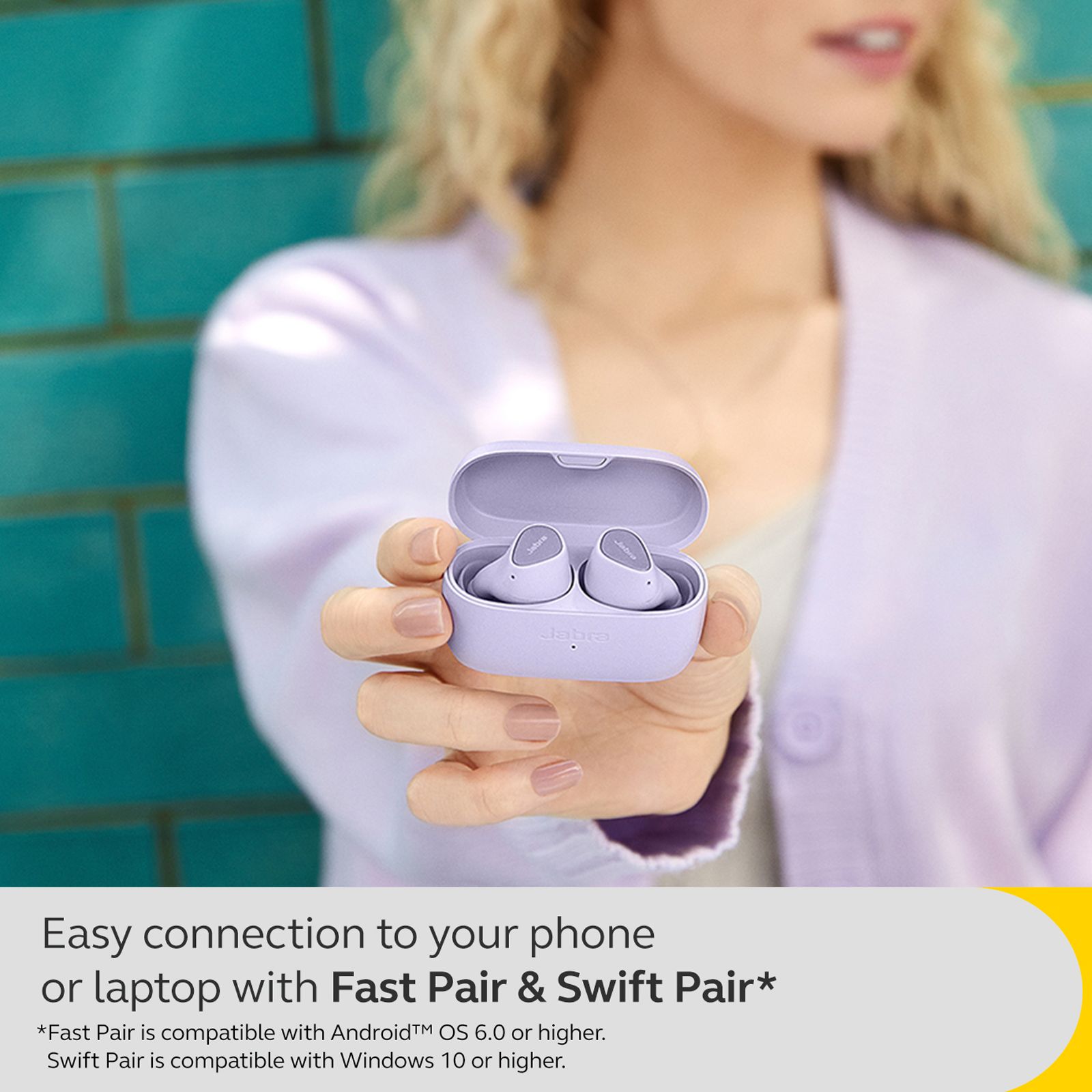 Jabra Elite 4 TWS Earbuds with Active Noise Cancellation (IP55 Water Resistant, Voice Assistant Enabled, Lilac)_5