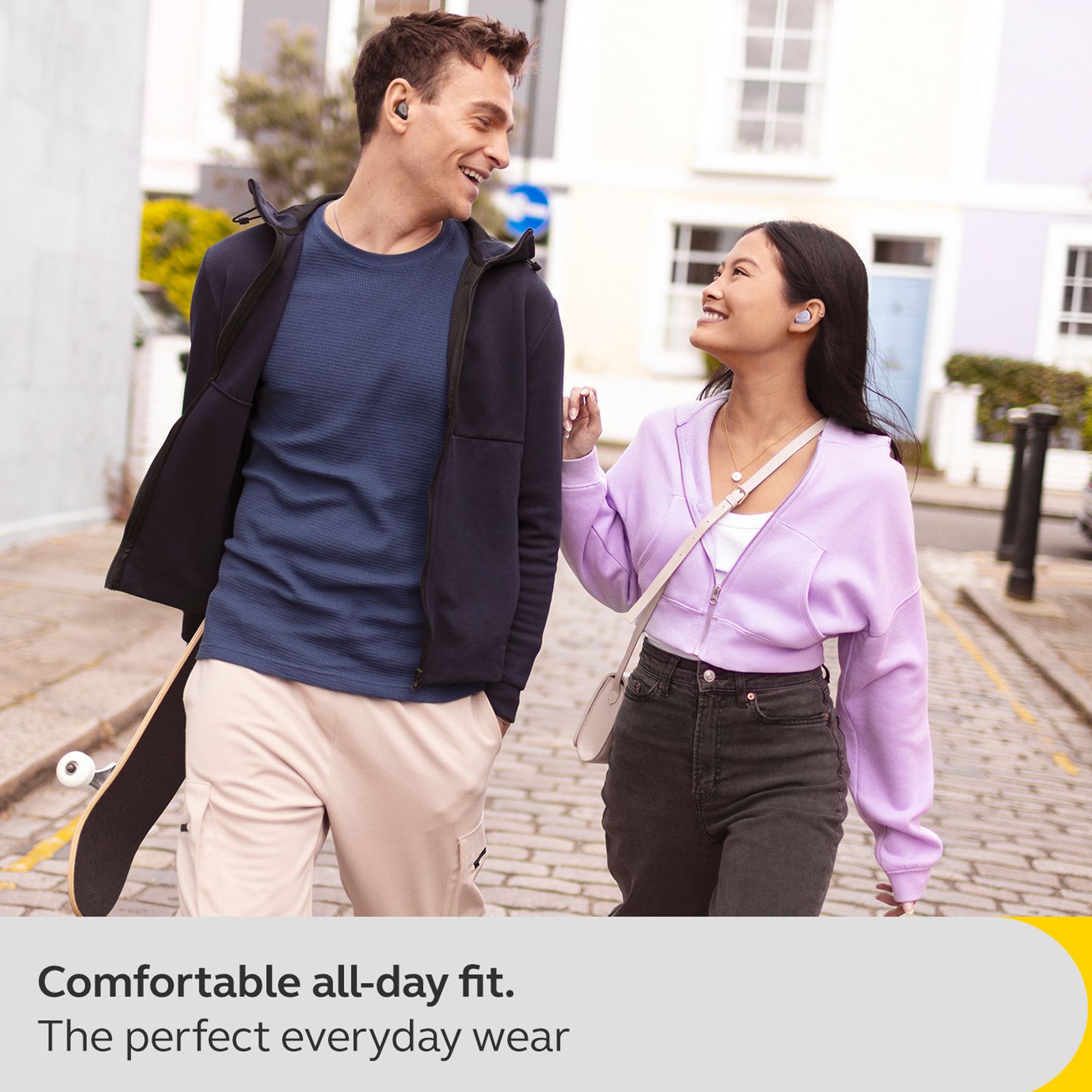 Jabra Elite 4 TWS Earbuds with Active Noise Cancellation (IP55 Water Resistant, Voice Assistant Enabled, Lilac)_3