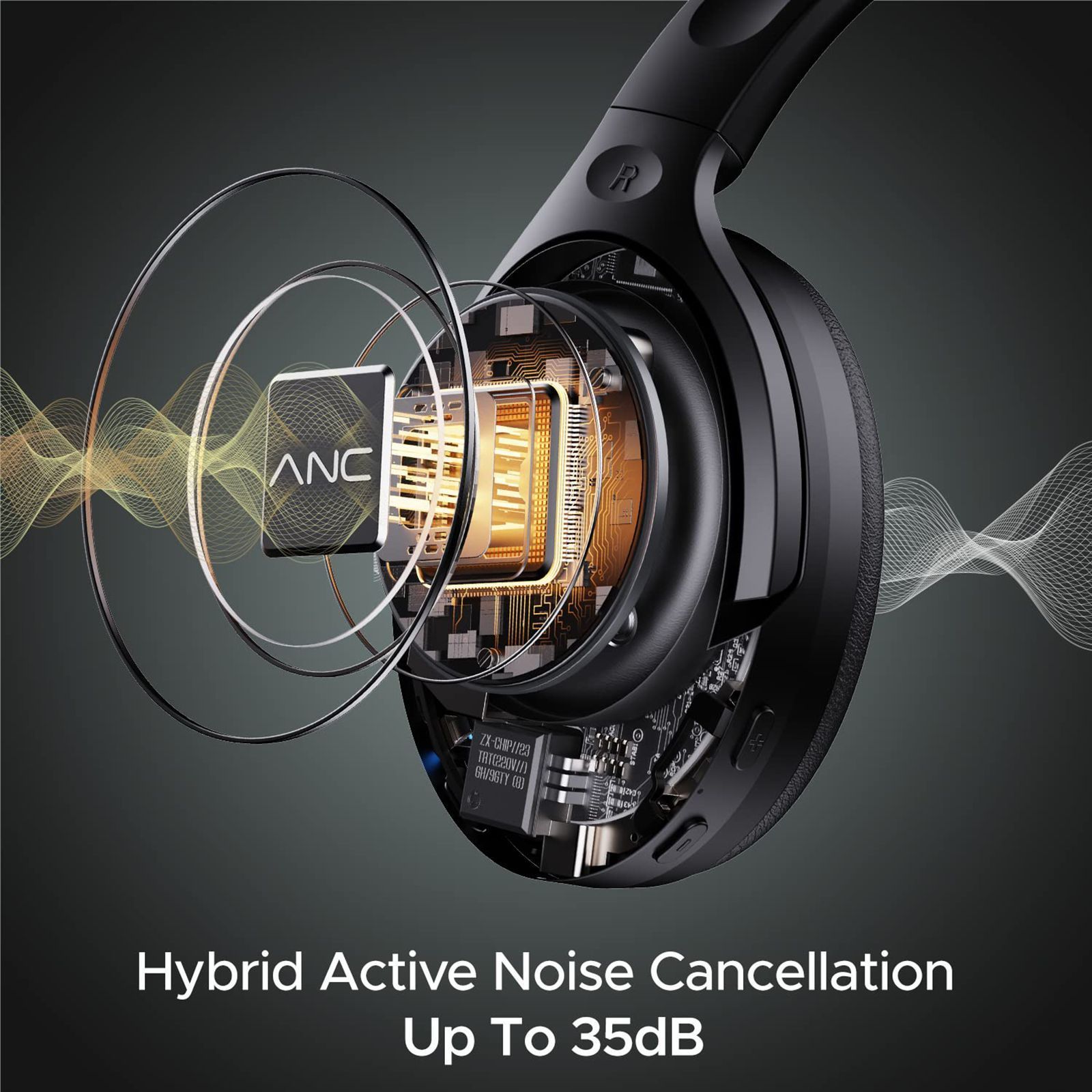 boAt Rockerz 551 ANC Bluetooth Headphone with Mic (ASAP Charge, Over Ear, Stellar Black) boAt Rockerz 551 ANC Bluetooth Headphone with Mic (ASAP Charge, Over Ear, Stellar Black)_6