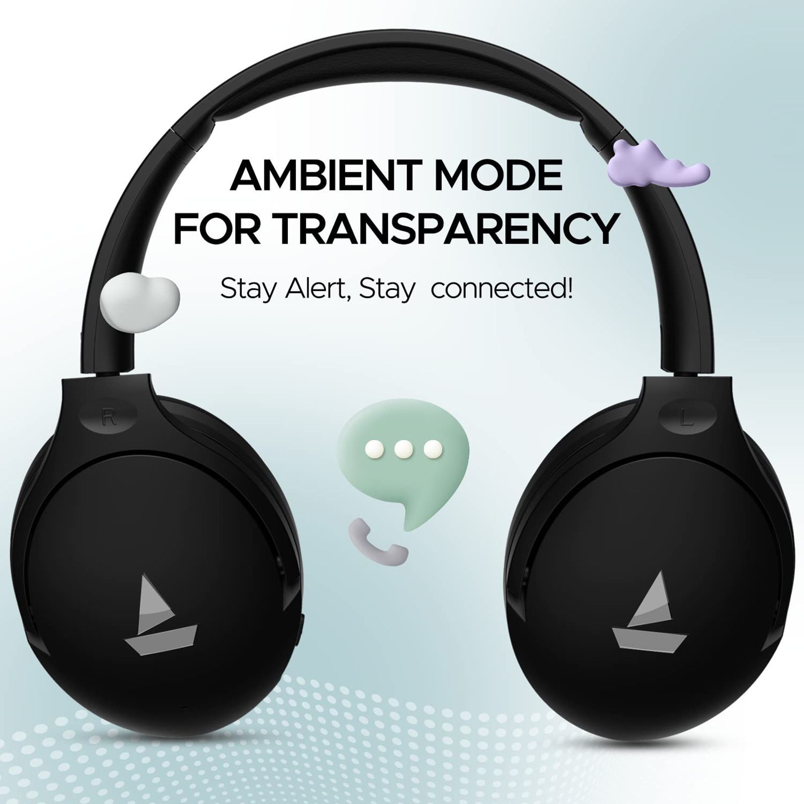 boAt Rockerz 551 ANC Bluetooth Headphone with Mic (ASAP Charge, Over Ear, Stellar Black) boAt Rockerz 551 ANC Bluetooth Headphone with Mic (ASAP Charge, Over Ear, Stellar Black)_9