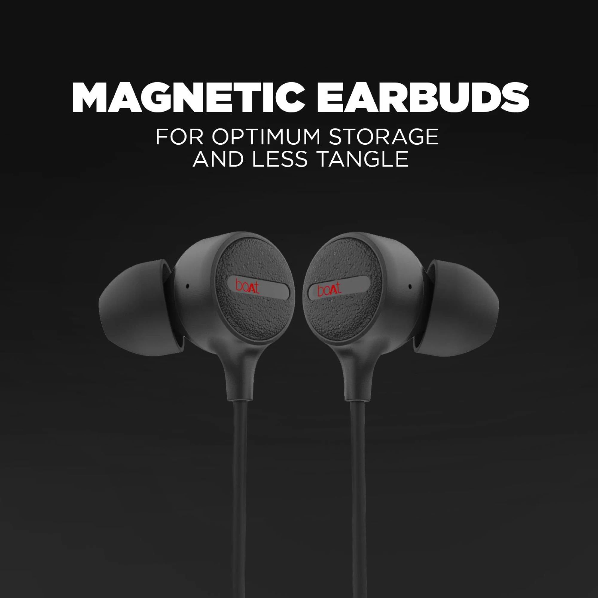 boAt BassHeads 103 Wired Earphone with Mic (In Ear, Black) boAt BassHeads 103 Wired Earphone with Mic (In Ear, Black)_5