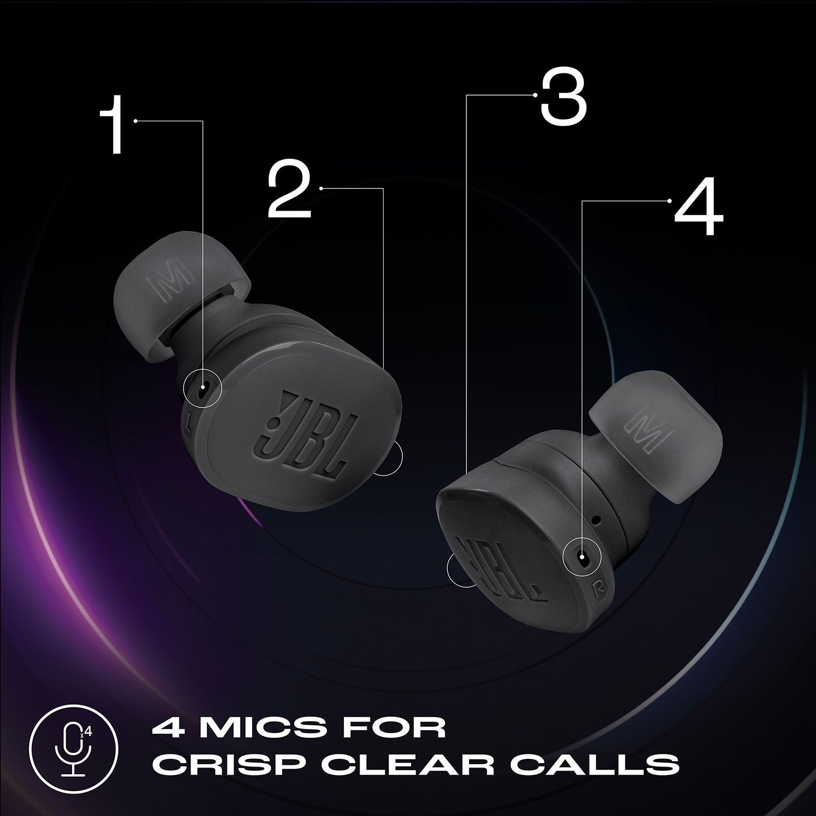 JBL Tune Buds JBLTBUDSBLK TWS Earbuds with Active Noise Cancellation (IP54 Water Resistance, Pure Bass Sound, Black)_17