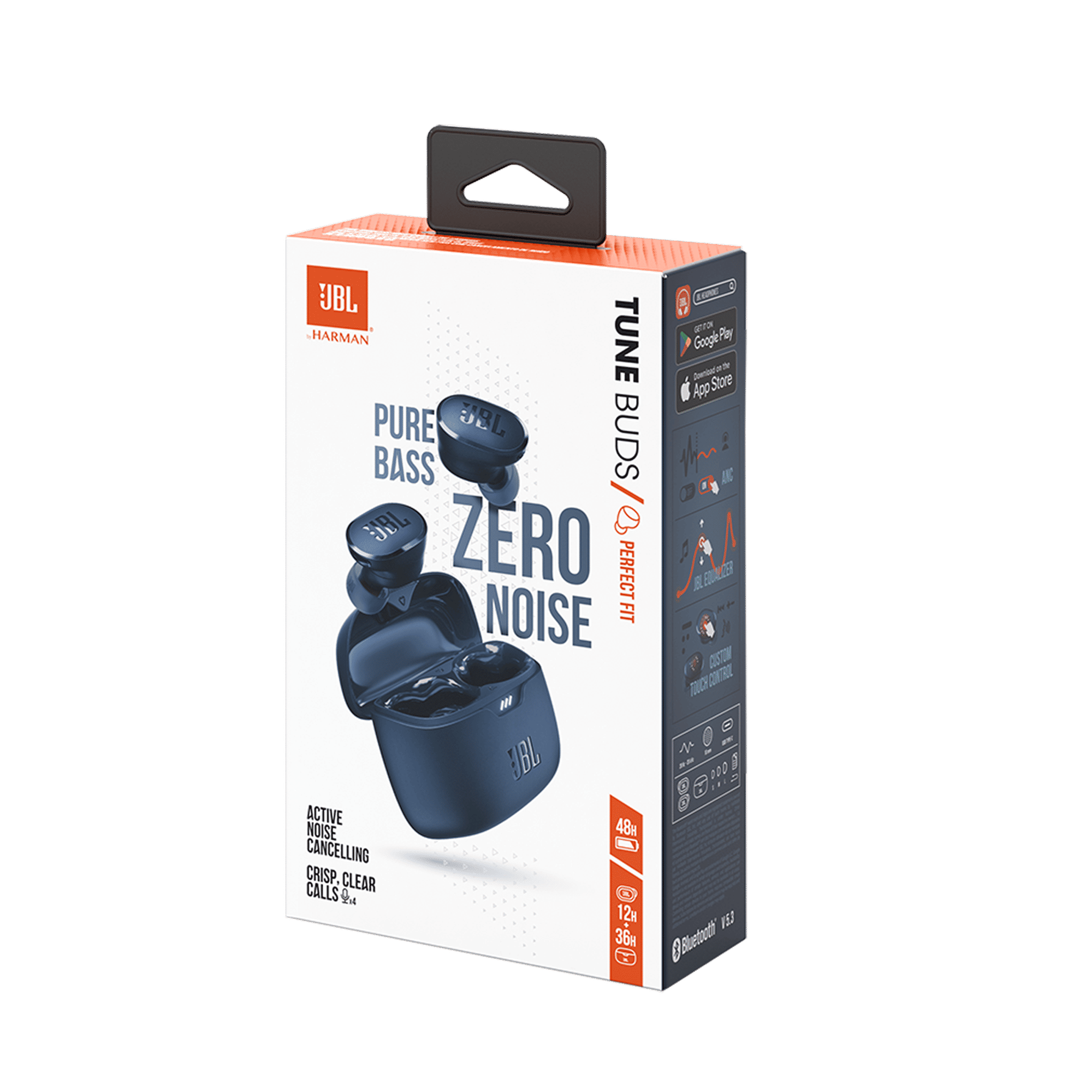 JBL Tune Buds JBLTBUDSBLU TWS Earbuds with Active Noise Cancellation (IP54 Water Resistance, Pure Bass Sound, Blue) JBL Tune Buds JBLTBUDSBLU TWS Earbuds with Active Noise Cancellation (IP54 Water Resistance, Pure Bass Sound, Blue)_11